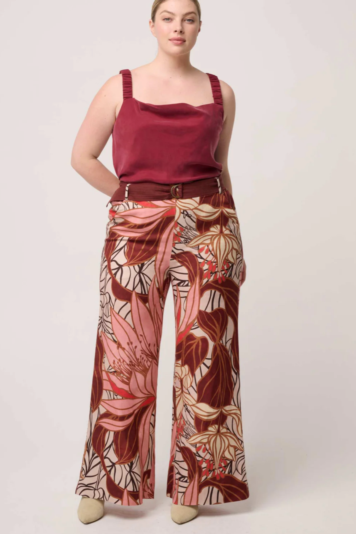 Adele Linen Pant Cathedral Botanic