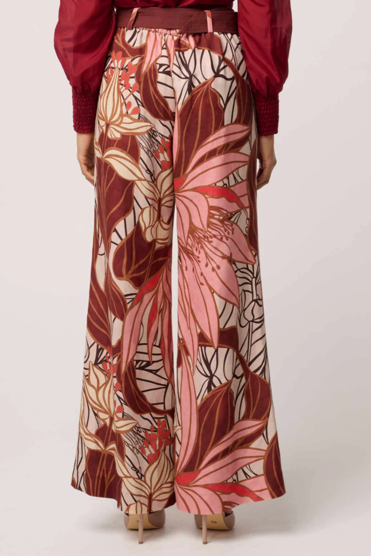 Adele Linen Pant Cathedral Botanic