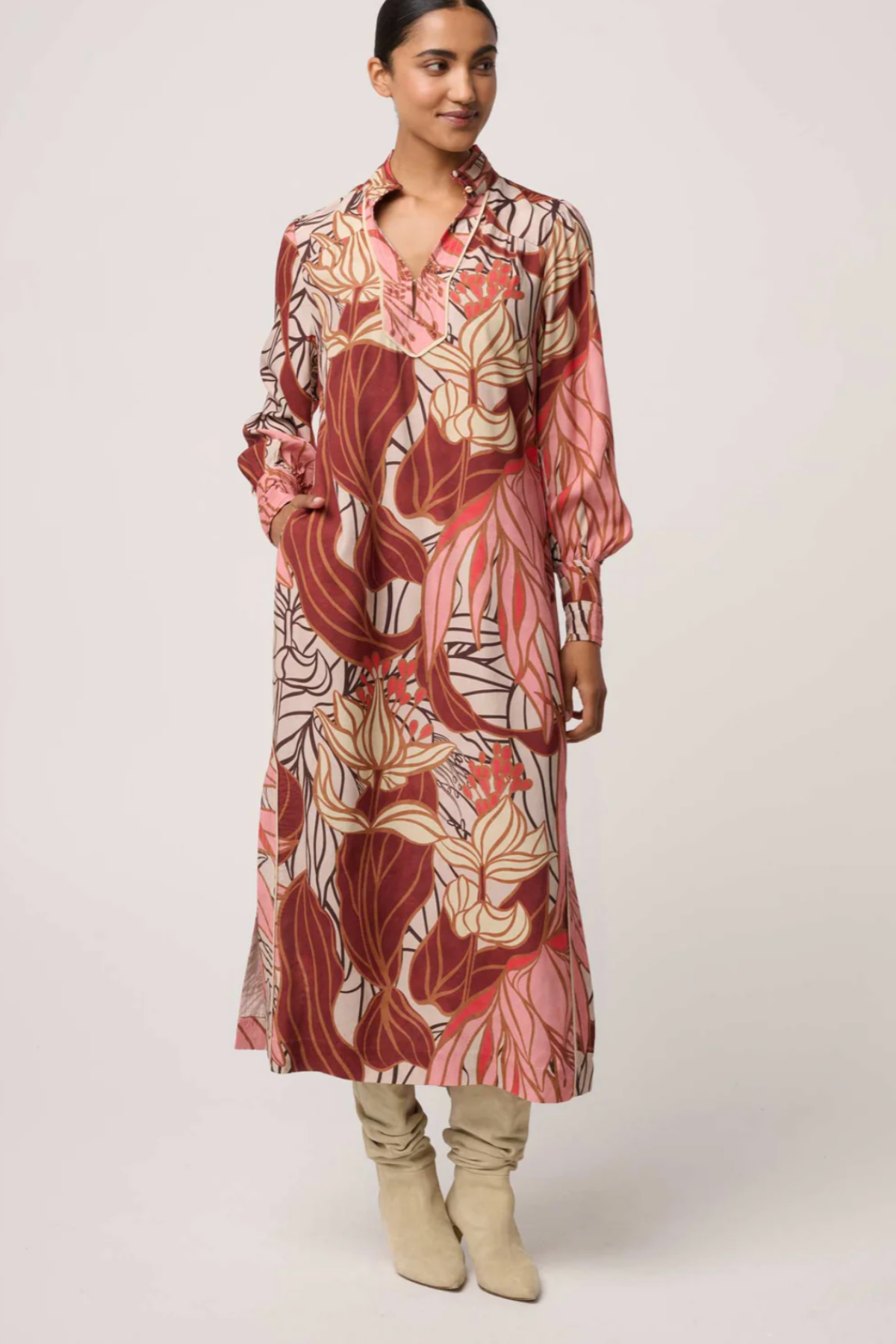 Edith Midi Dress Cathedral Botanic