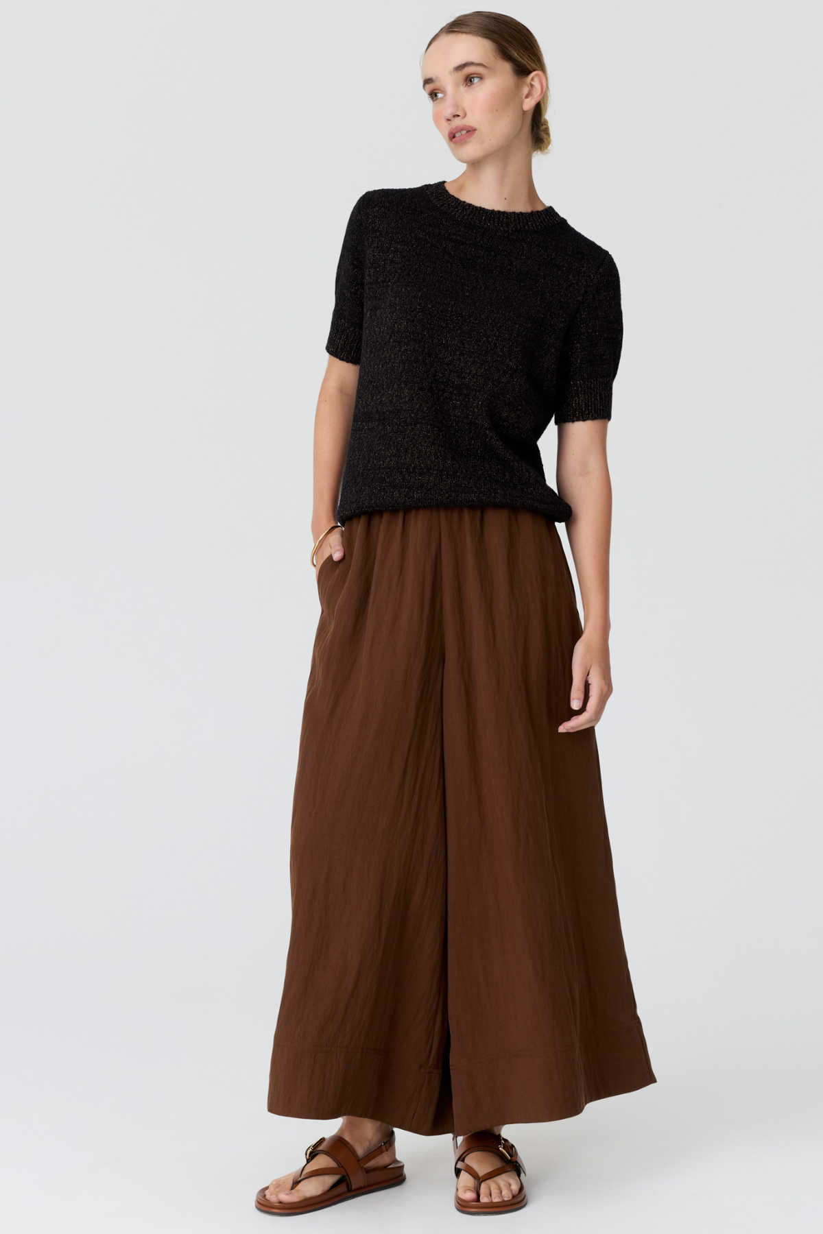 Cedar Lurex Knit Black Copper