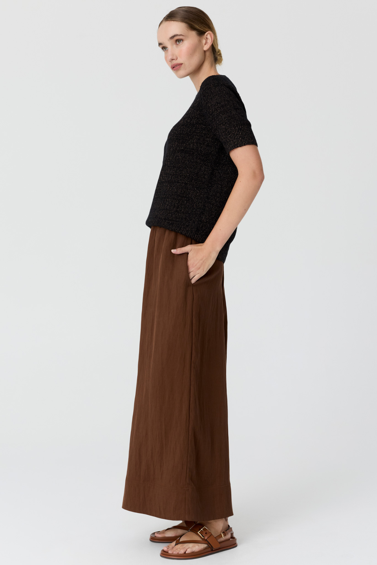 Cedar Lurex Knit Black Copper