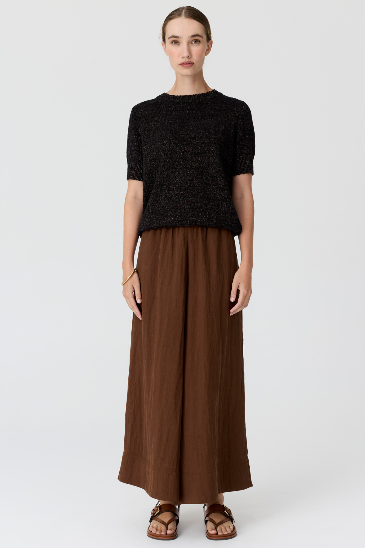 Cedar Lurex Knit Black Copper