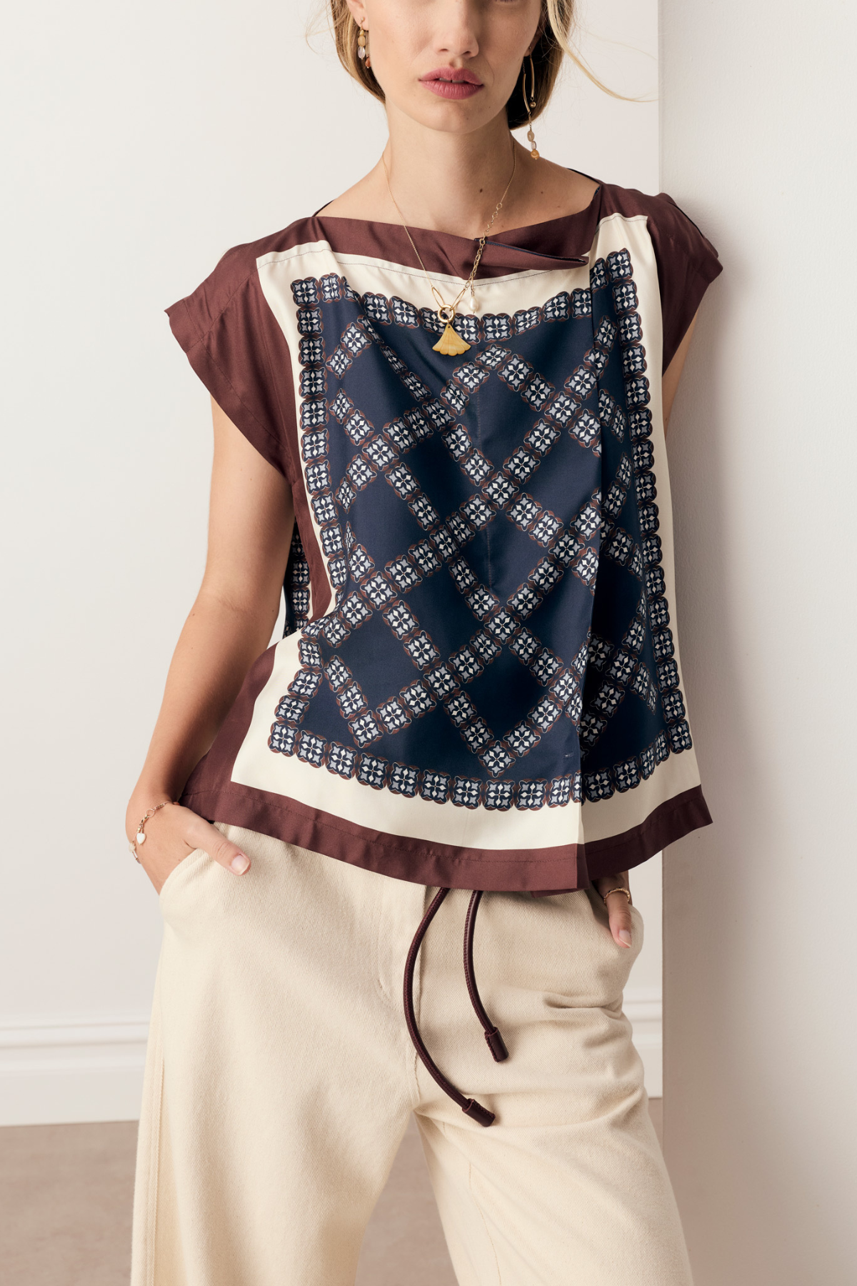 Eden Scarf Blouse