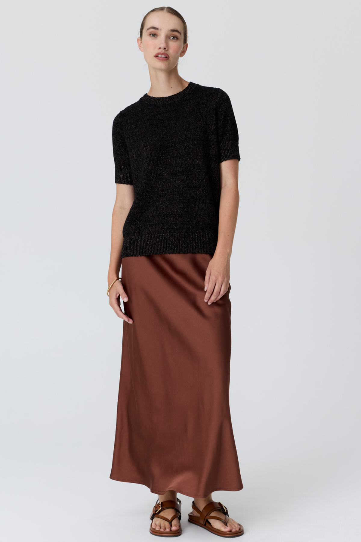 Innes Bias Skirt Toffee