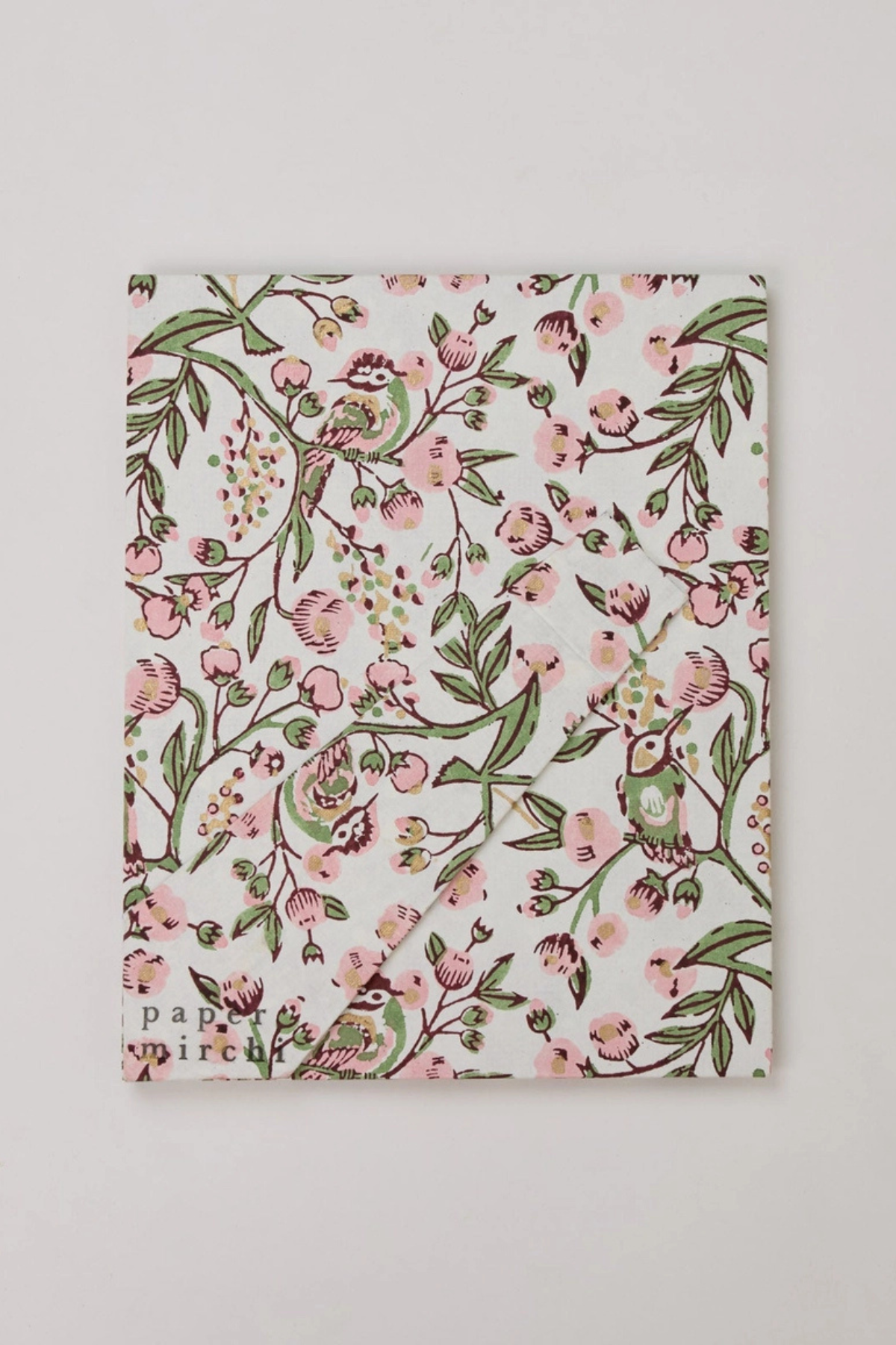 Block Printed Picture Frame Song Birds