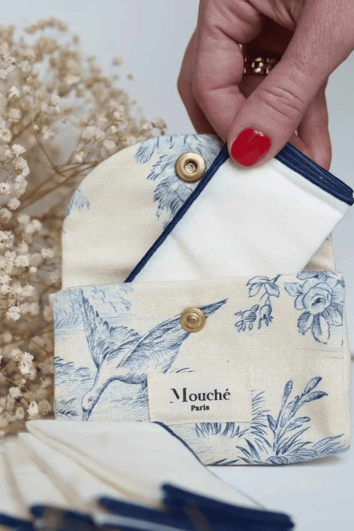 Pochette L'Originale 6 Handkerchiefs Toile de Jouy