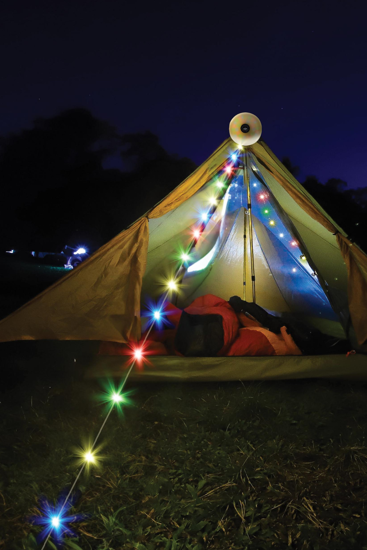 Retractable String Lights Rainbow