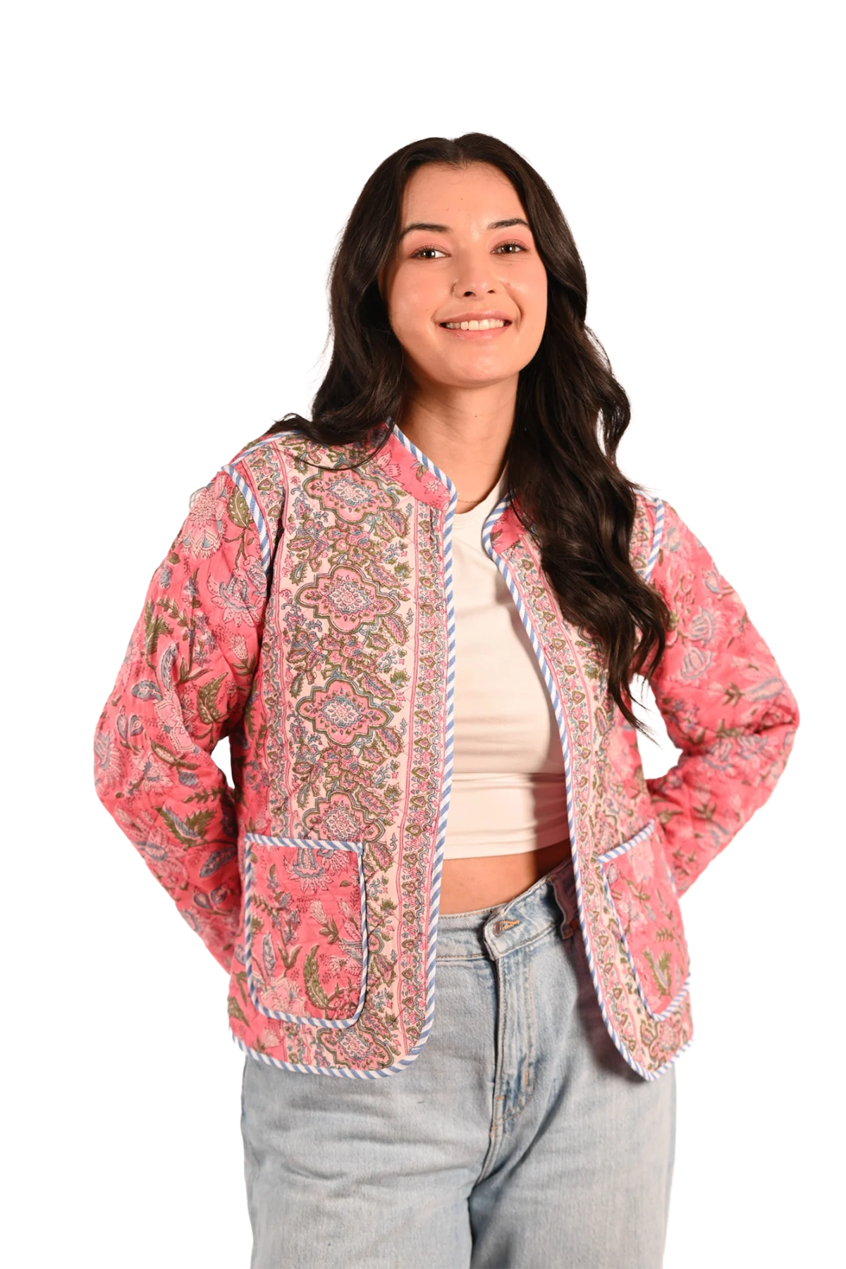 Kiana Jacket Primson Paisley Vintage Bloom