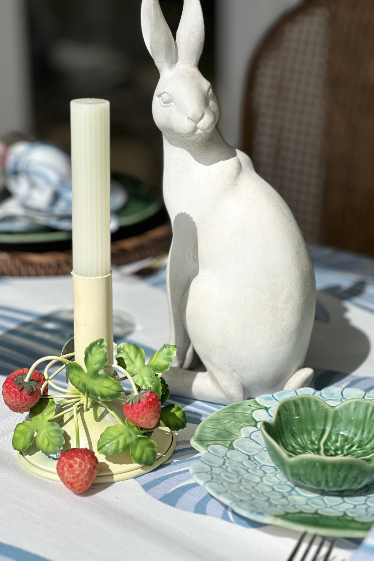 Small Strawberry Candle Holder