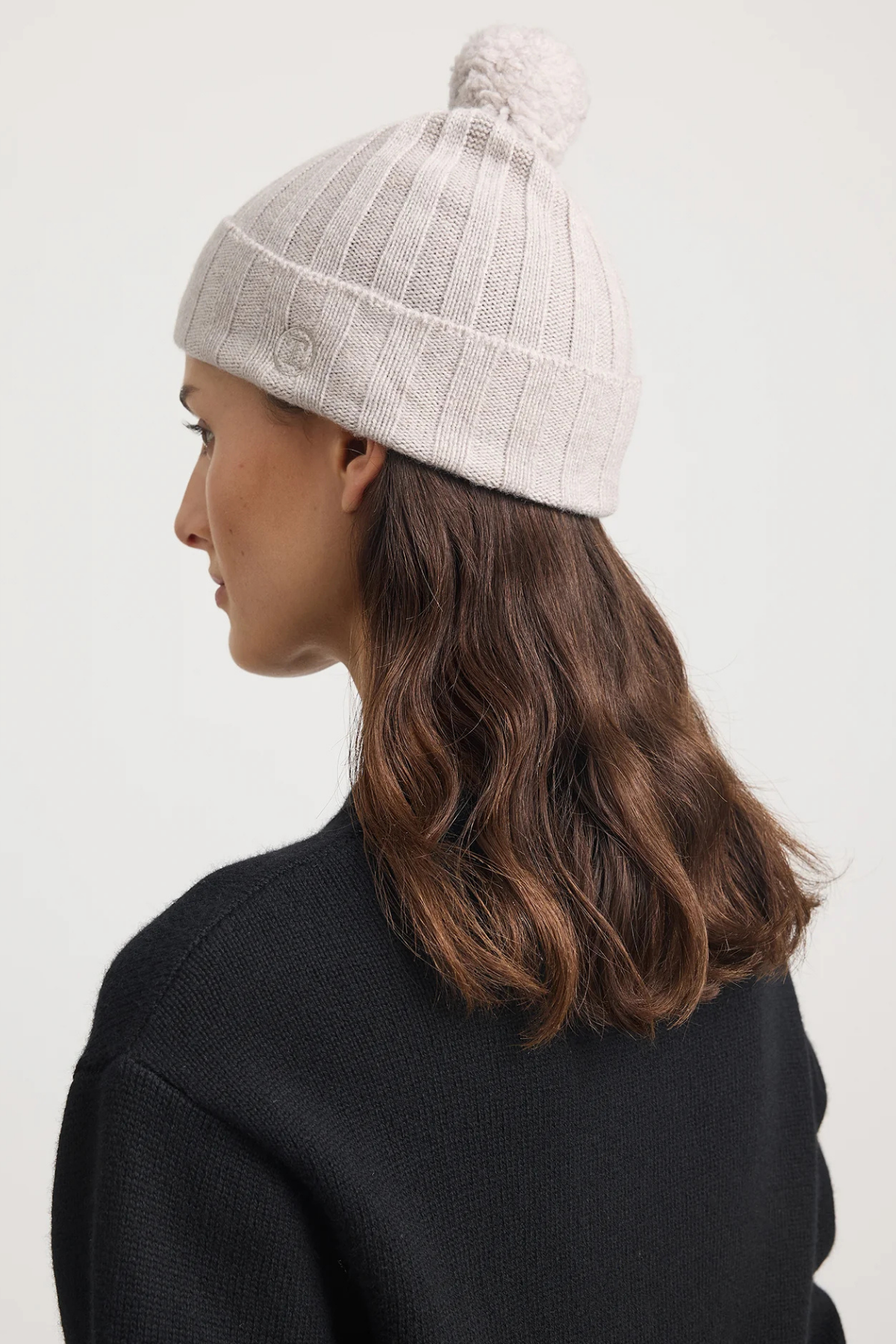 Pom Pom Beanie Light Oat