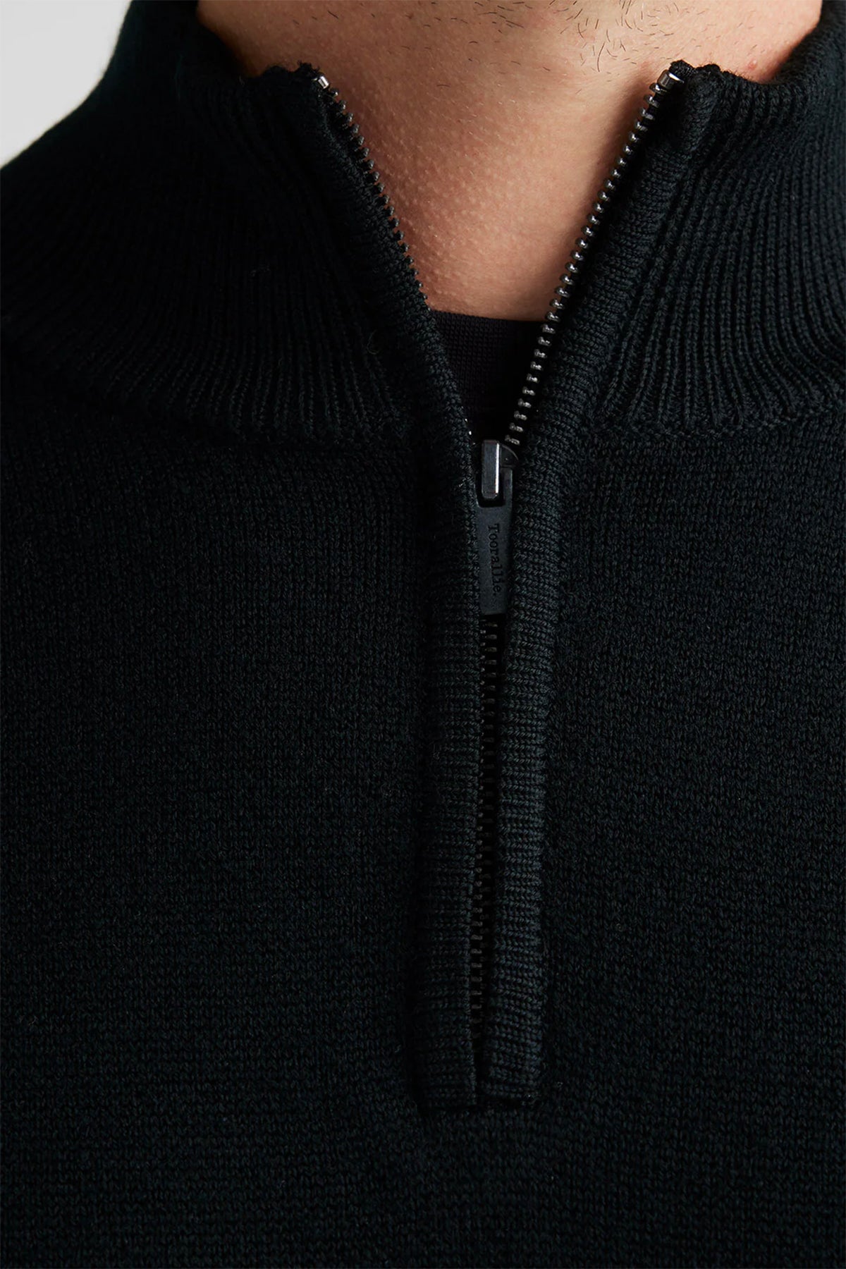 Trademark Half Zip Black