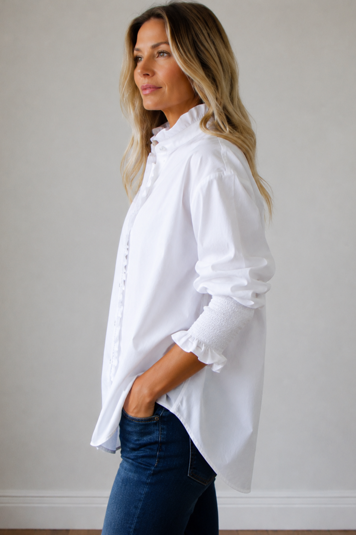 Poppy Shirt White