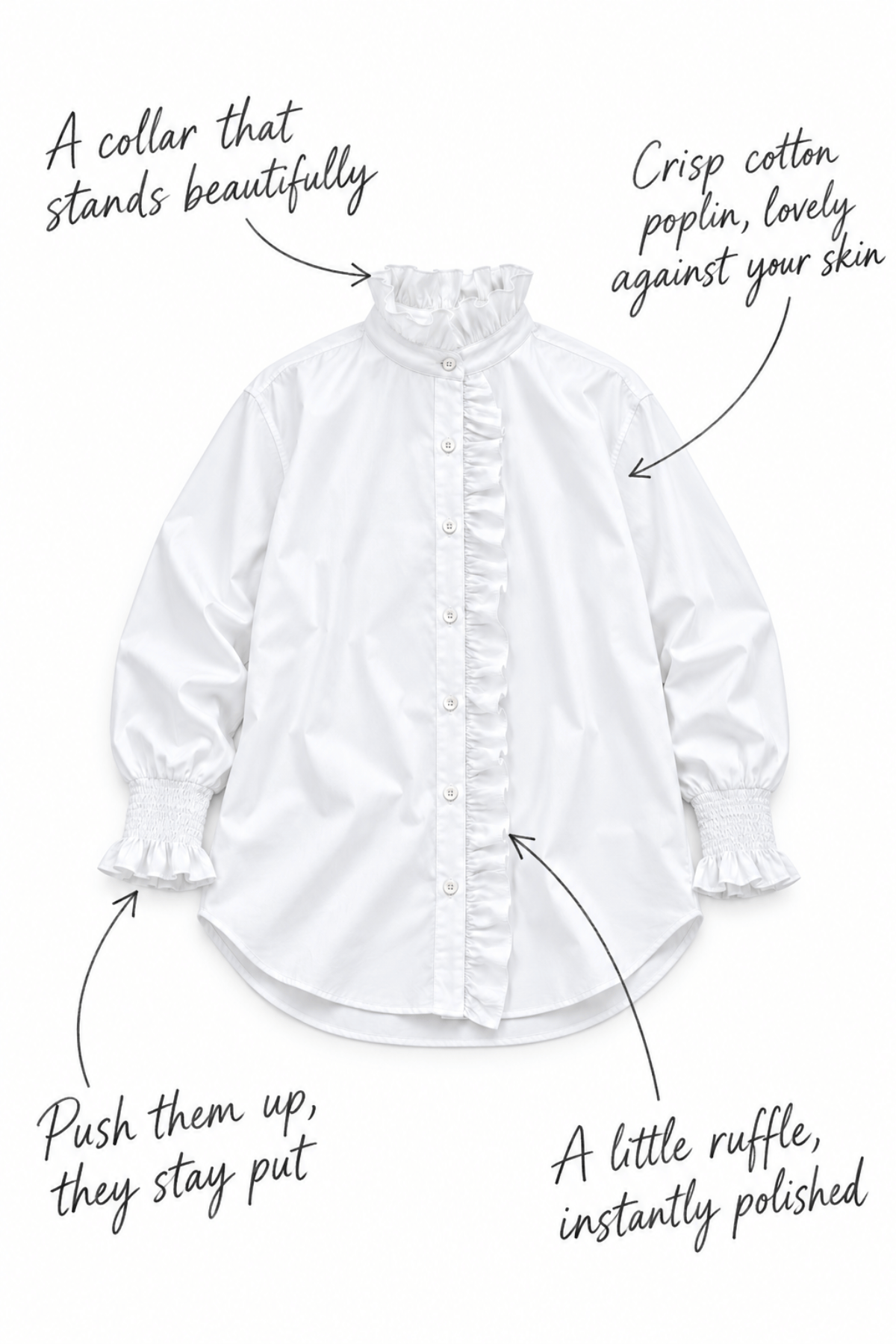 Poppy Shirt White