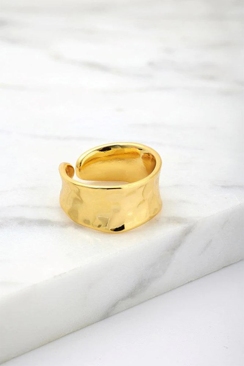Bianca Adjustable Ring Gold