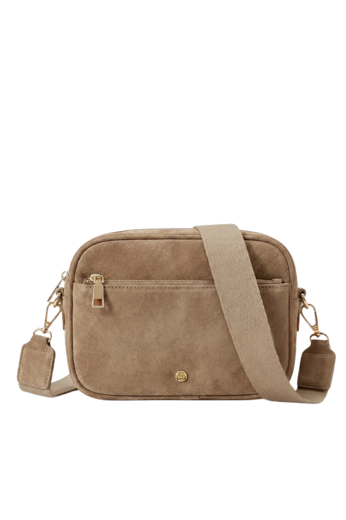 Ruby London Eco Suede Cross Body Bag Tan