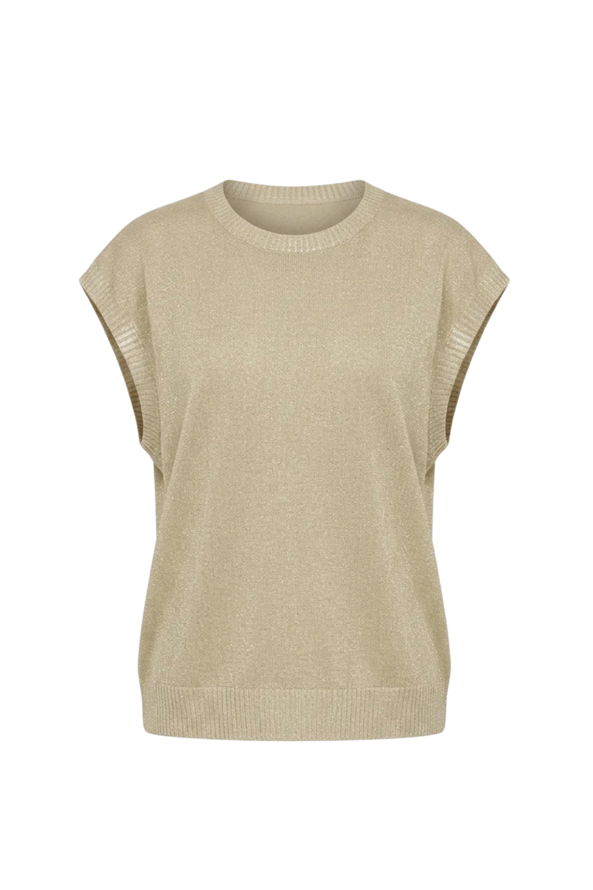 Carla Glitter Tank Gold