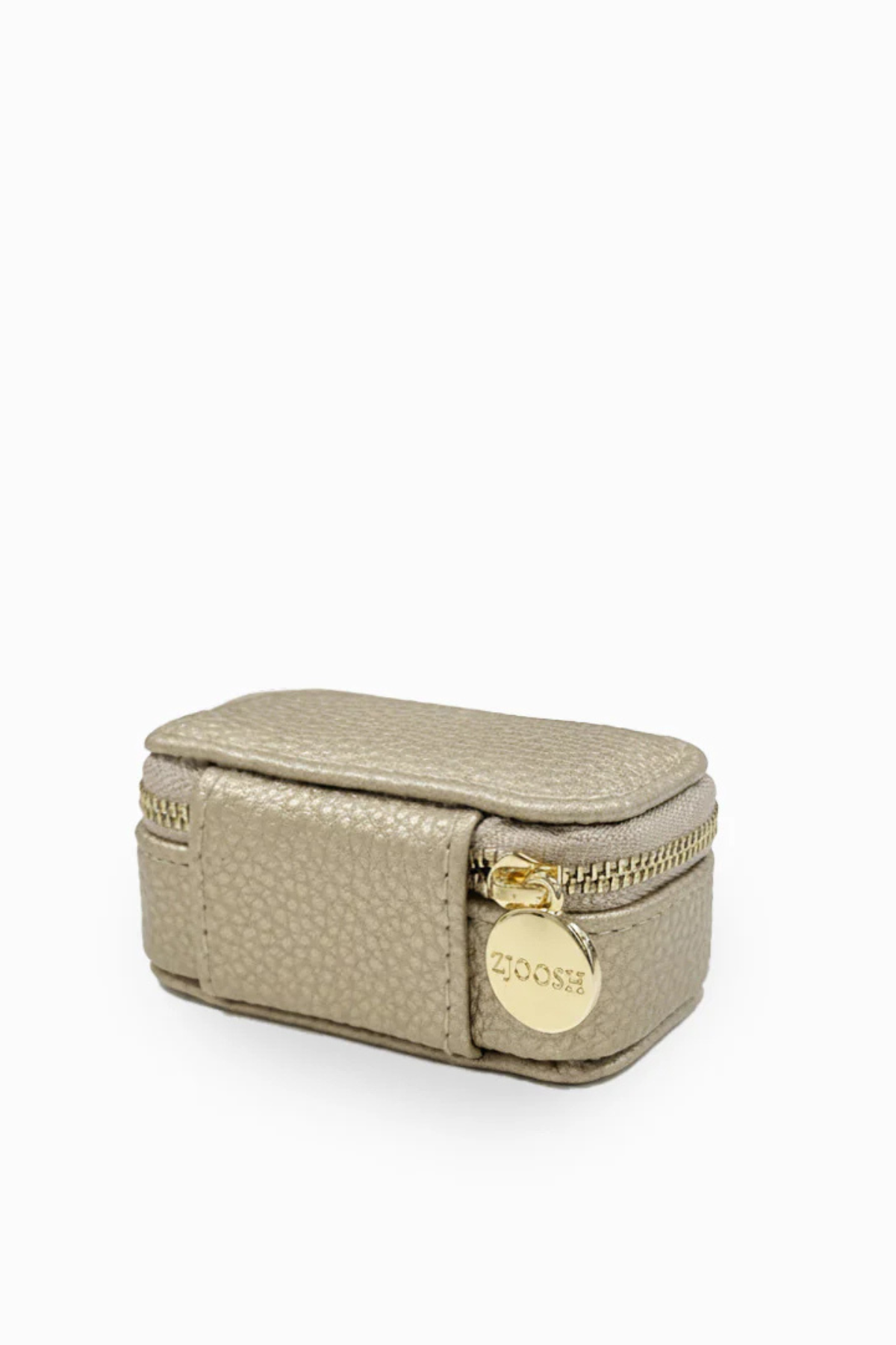 Mini Jewellery Case Pebble Gold