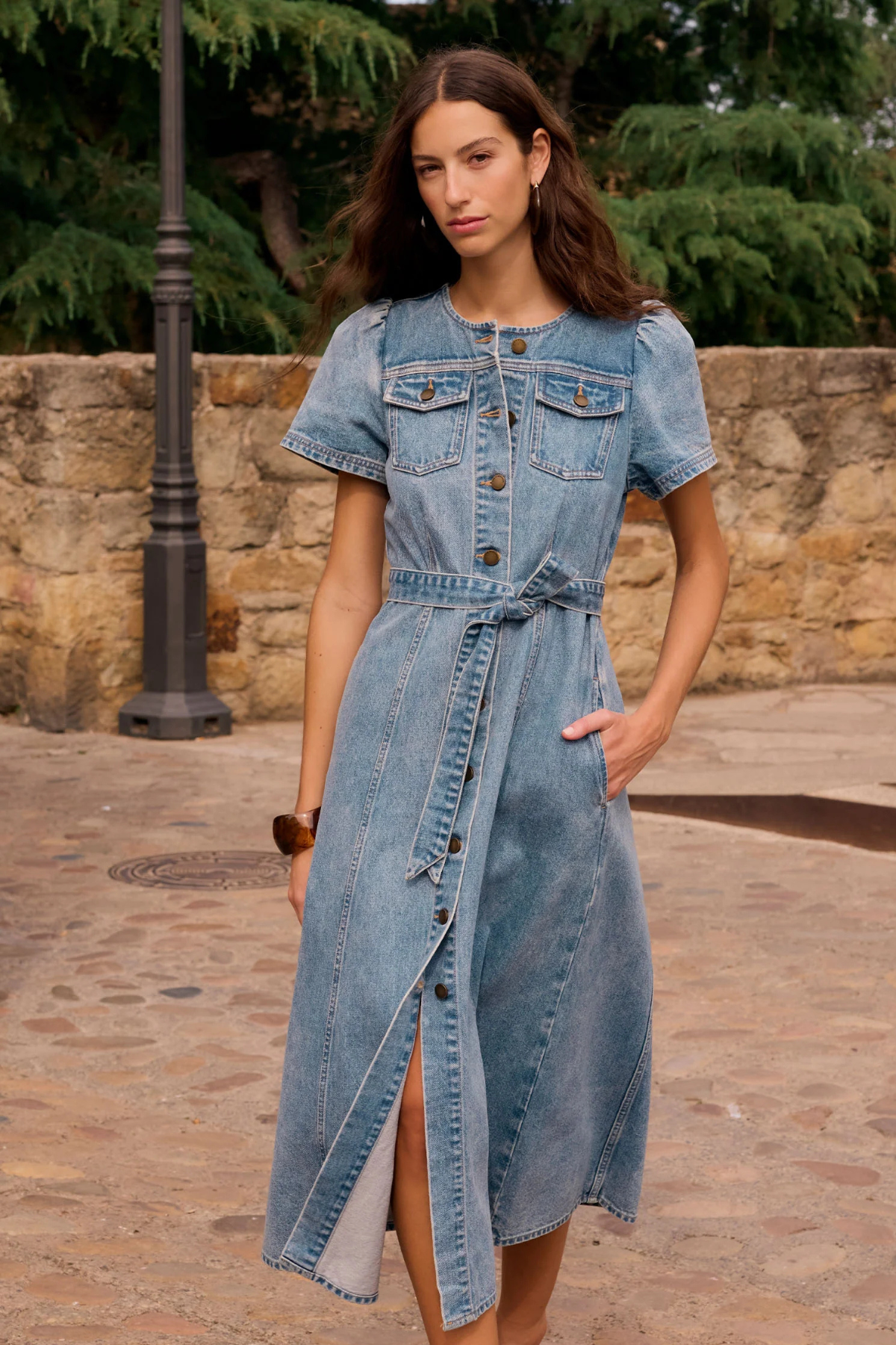 Allude Dress Mid Denim