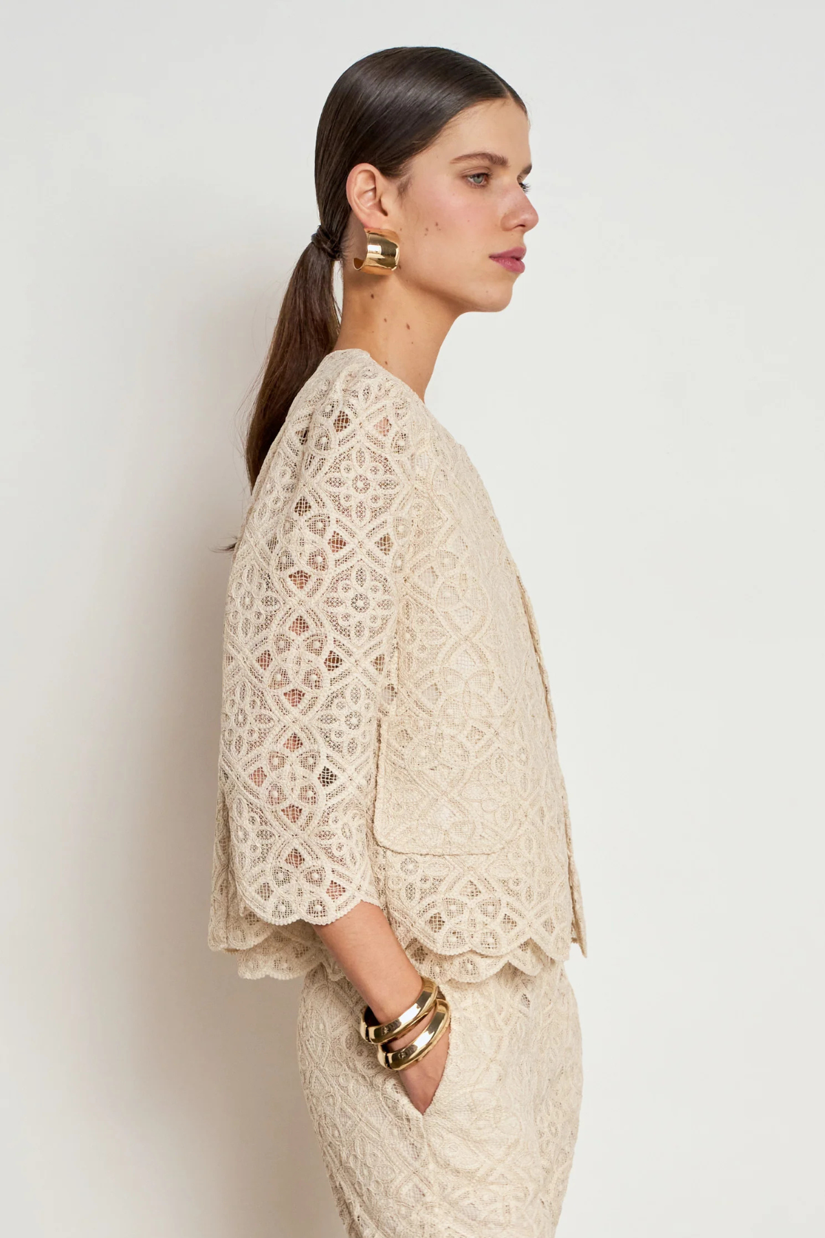Brief Jacket Ecru