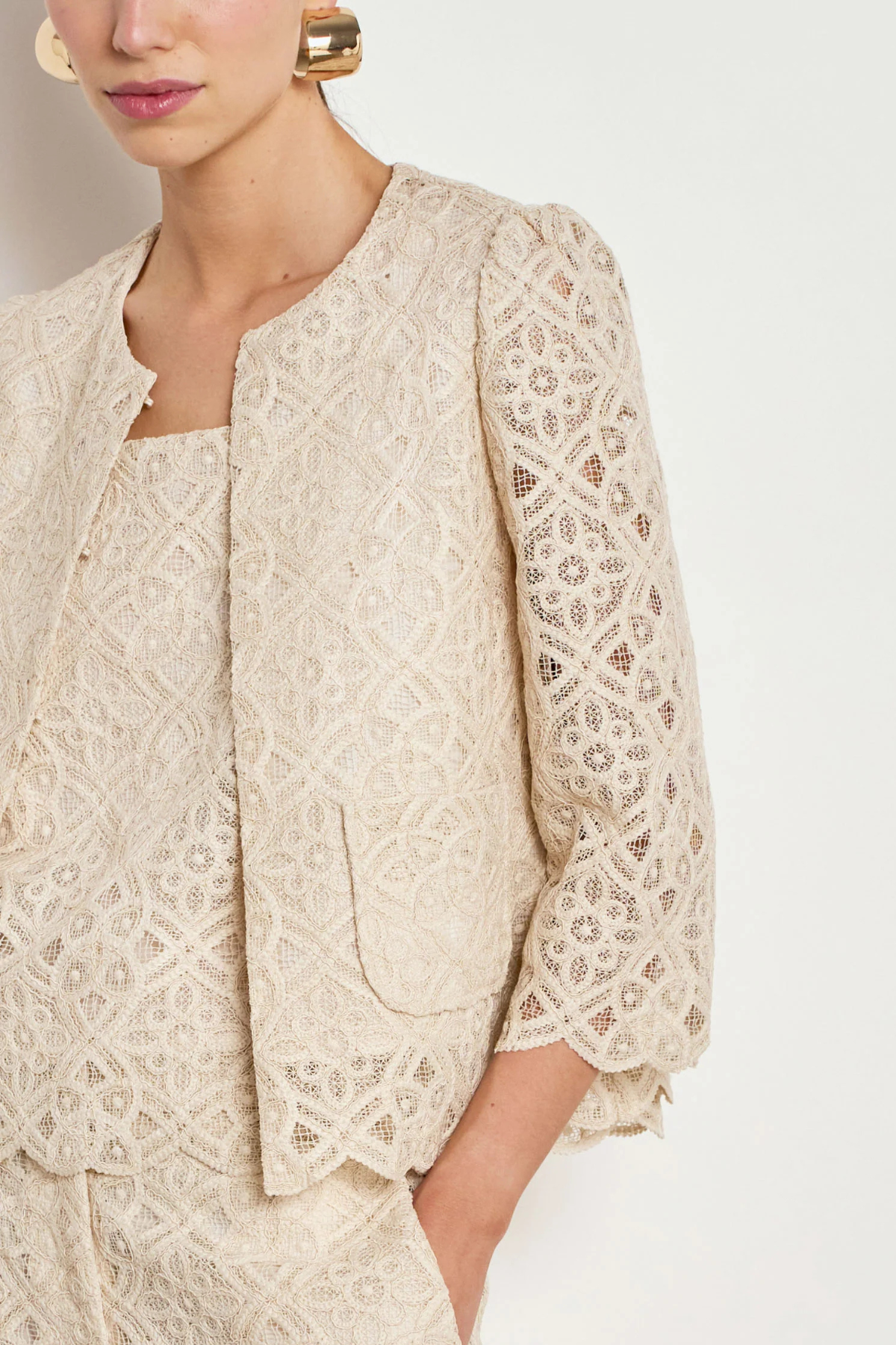 Brief Jacket Ecru
