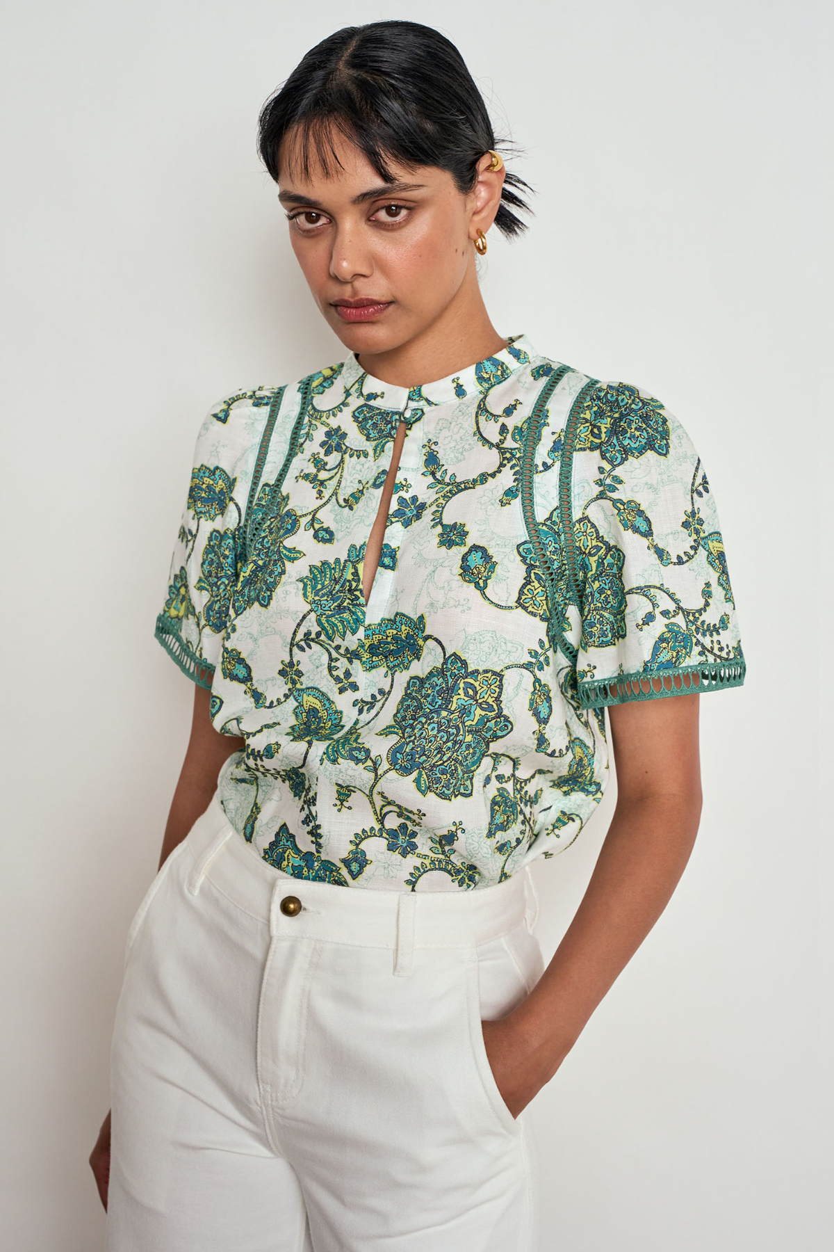 Charm Top Garden Paisley