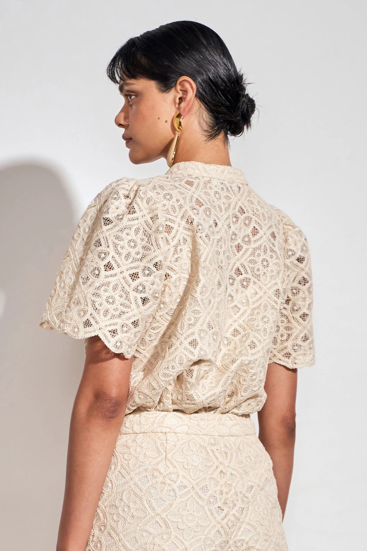 Flicker Blouse Ecru
