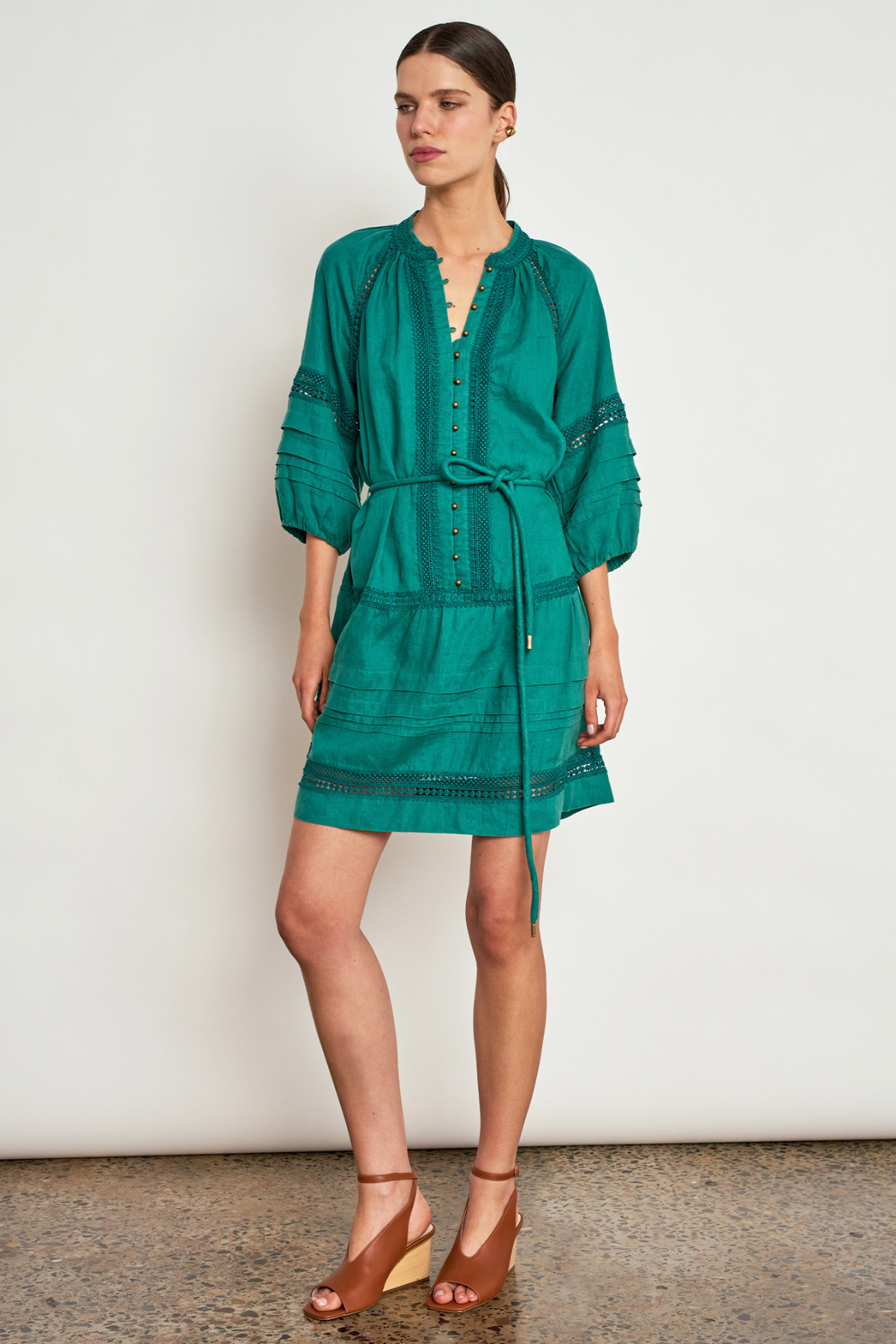 Jostle Dress Cedar