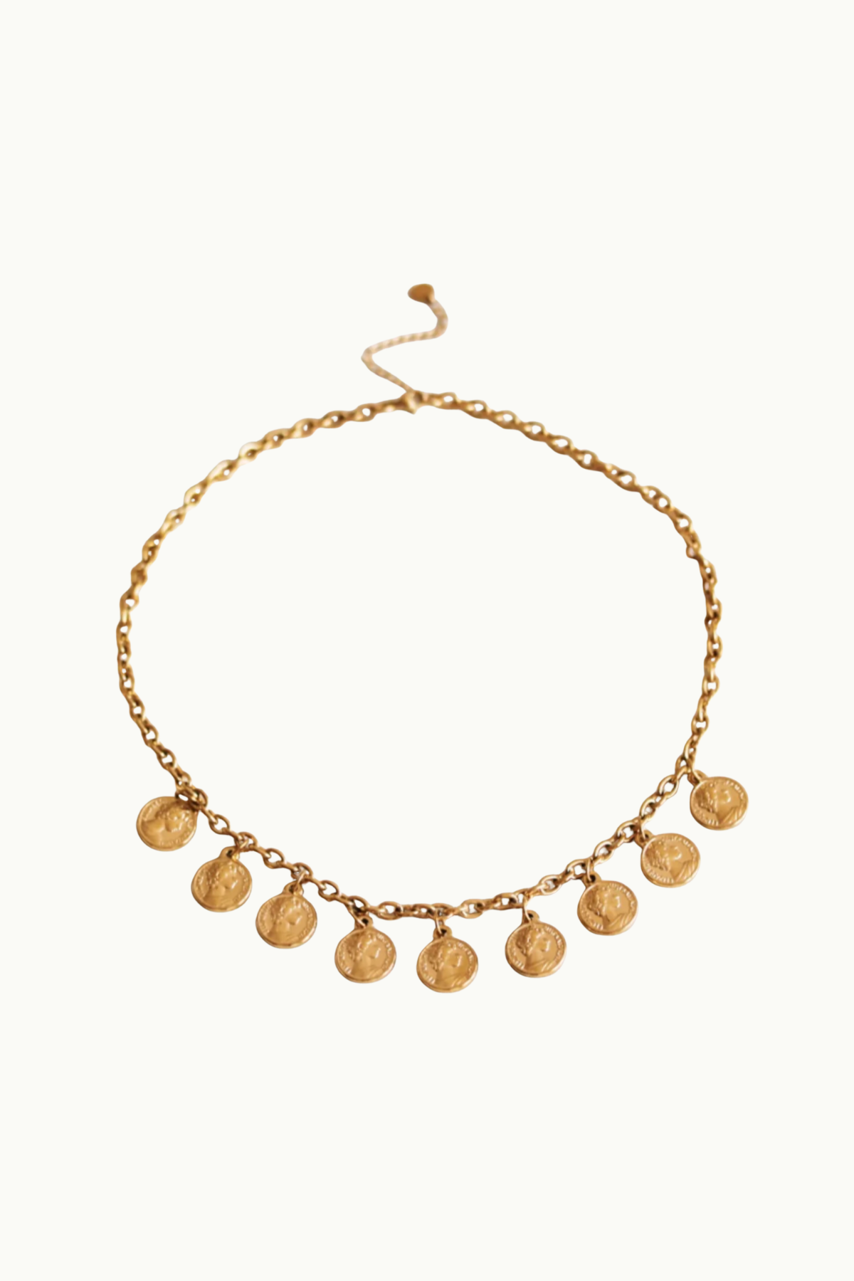 Bold Chain Necklace with Coins