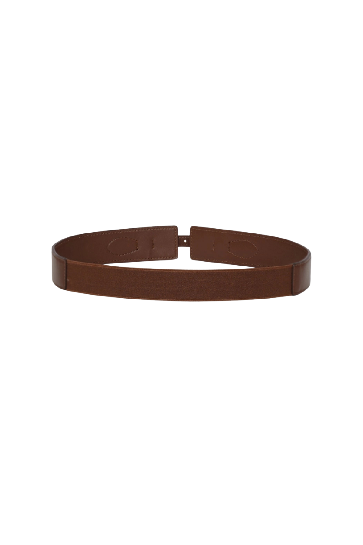 London Fog Leather Waist Belt Chocolate