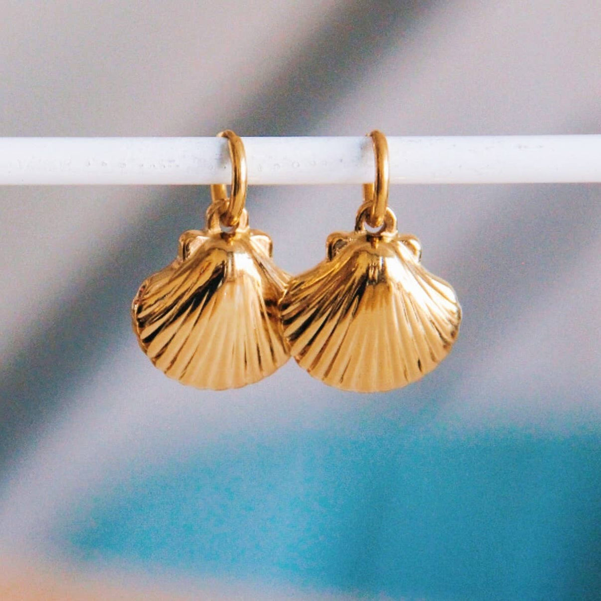 Shell Hoop Earrings