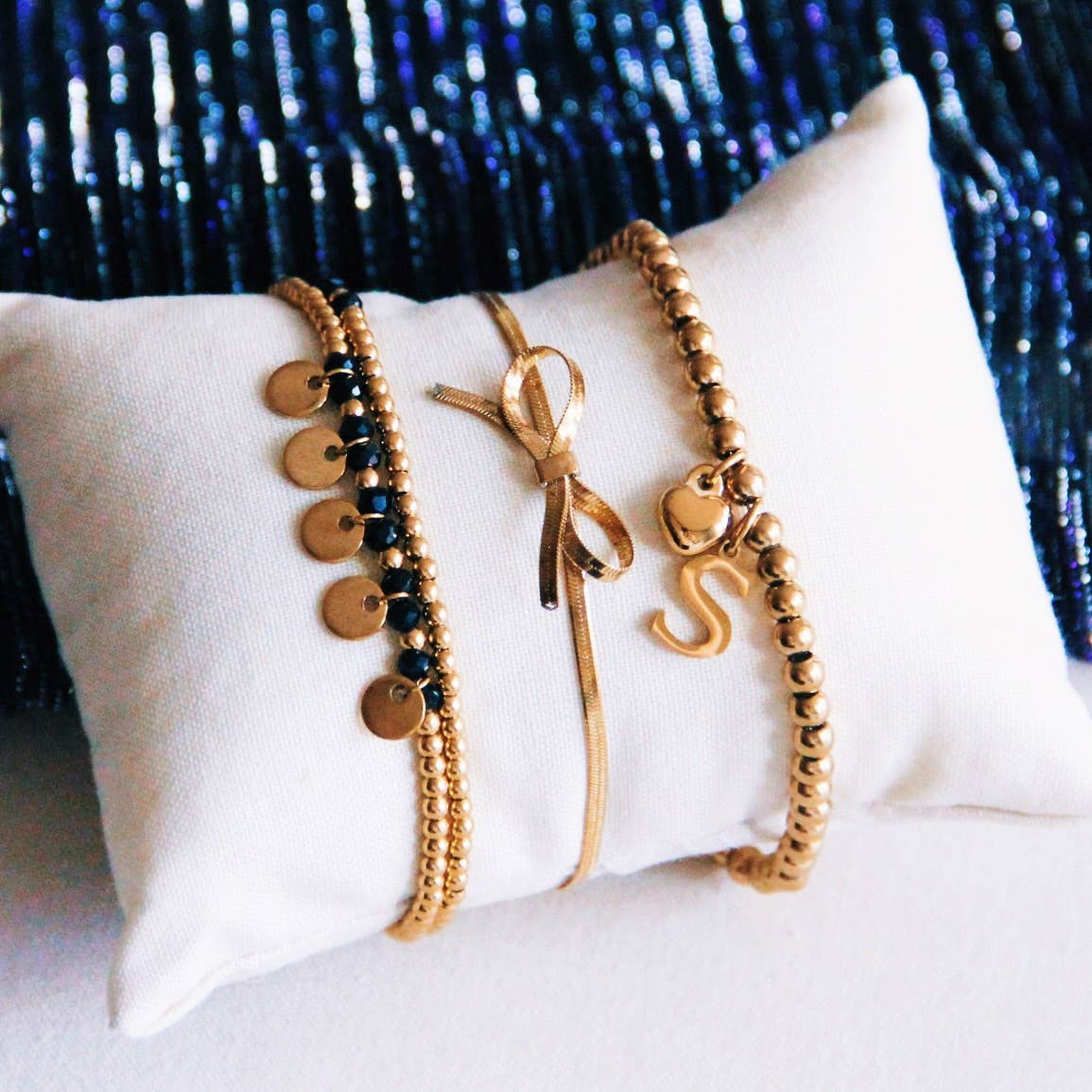 Snake Chain Bow Bracelet