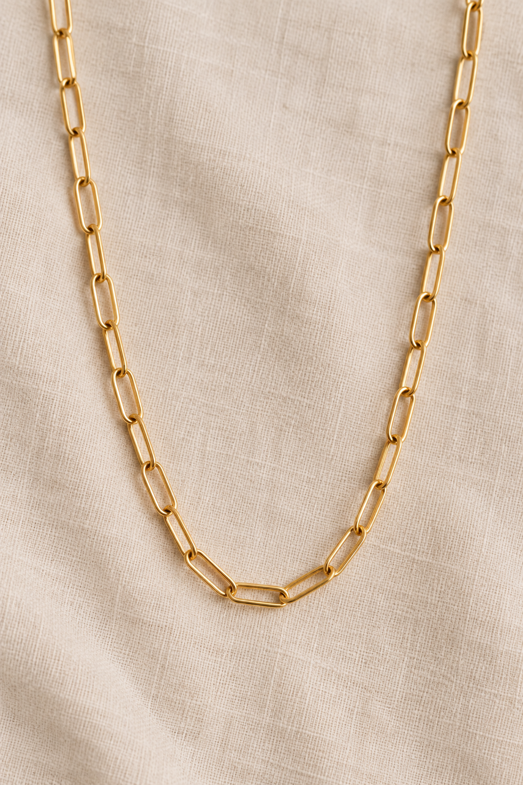 Stainless Steel D-Chain Necklace