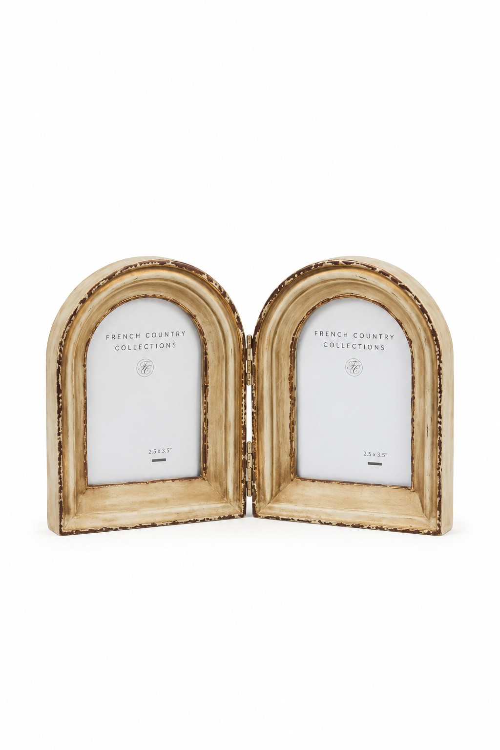 Beech Double Arch Photo Frame 2.5x3.5