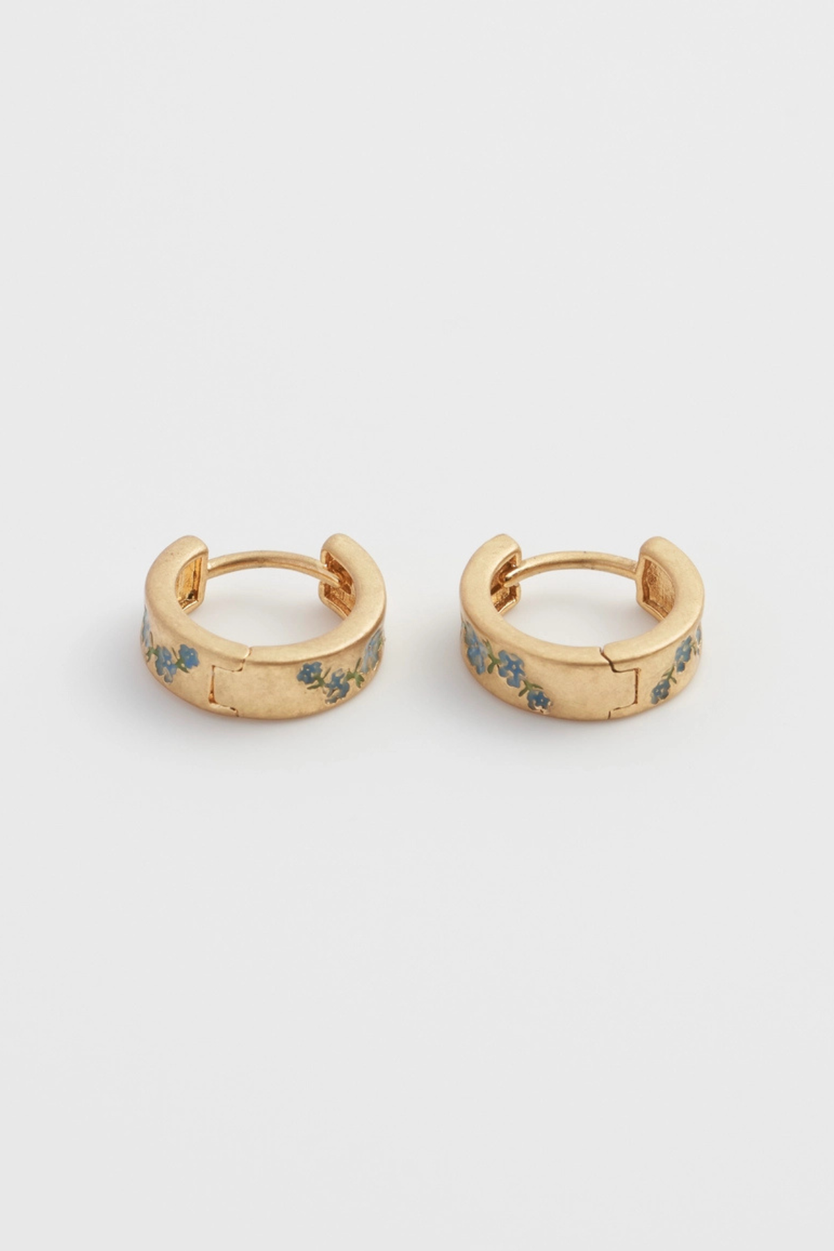 Forget Me Not Mini Hoops