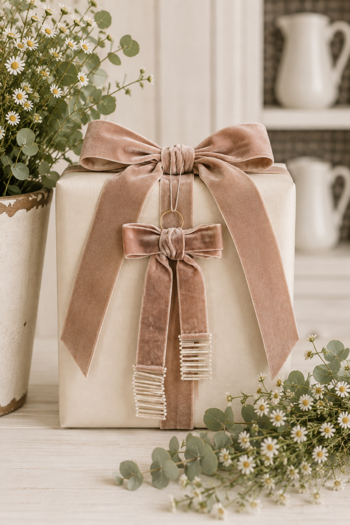 Velveteen Bow Decoration