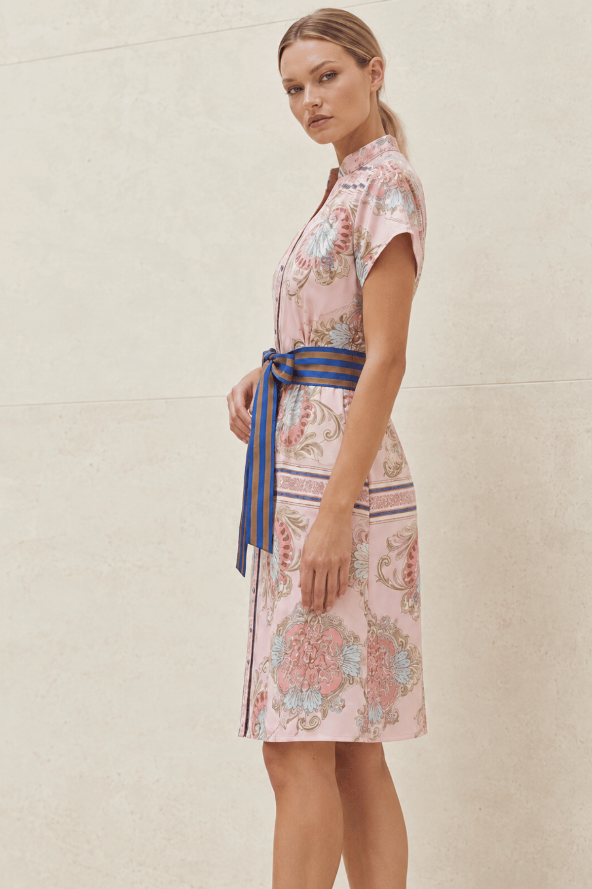 Kate Midi Dress Neptune Pink