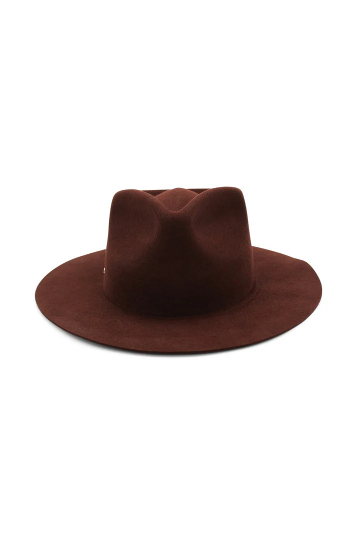 Amelia Wool Fedora in Chocolate
