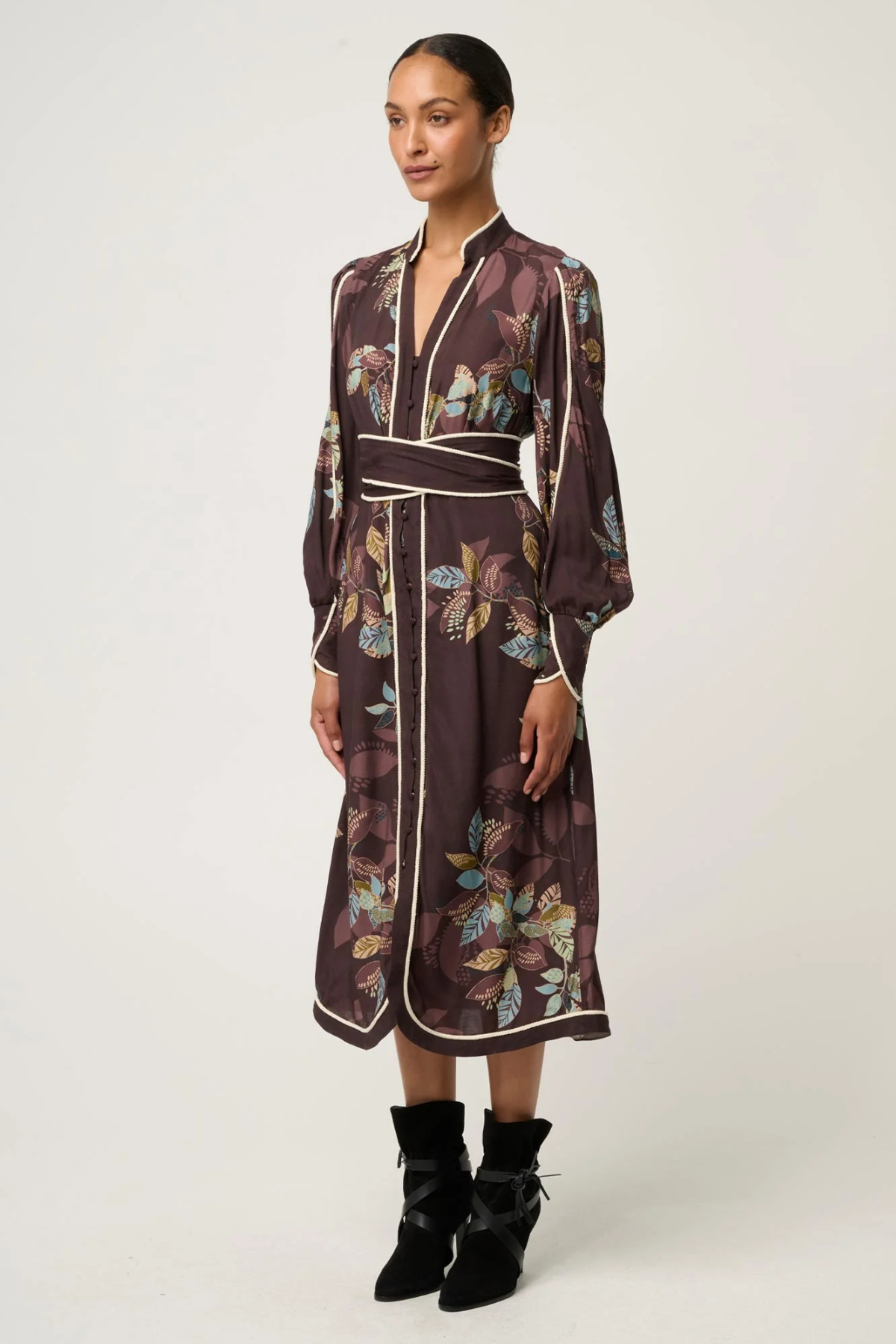 Camille Rope Detail Dress Ember Vines