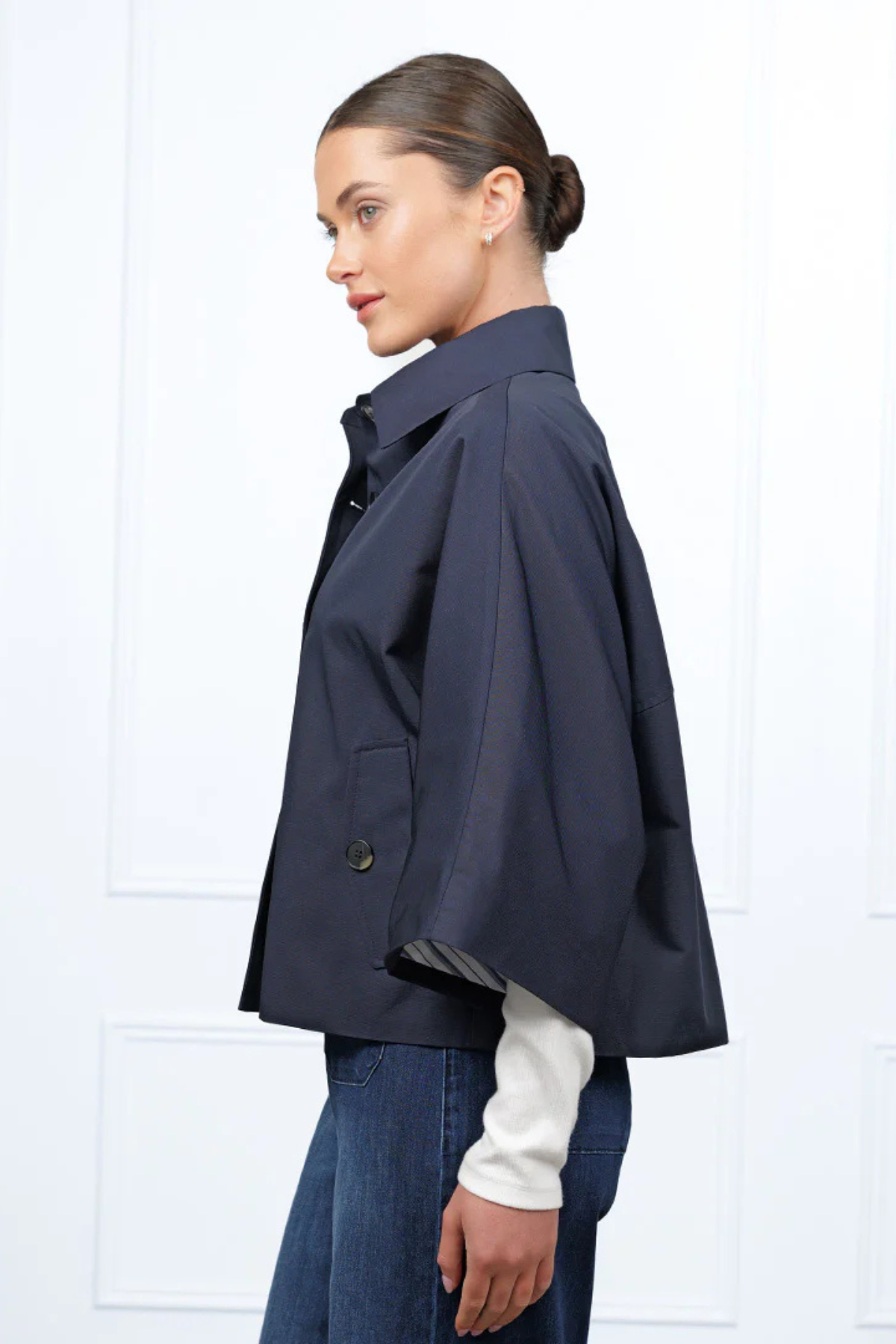 Mia Swing Jacket Navy