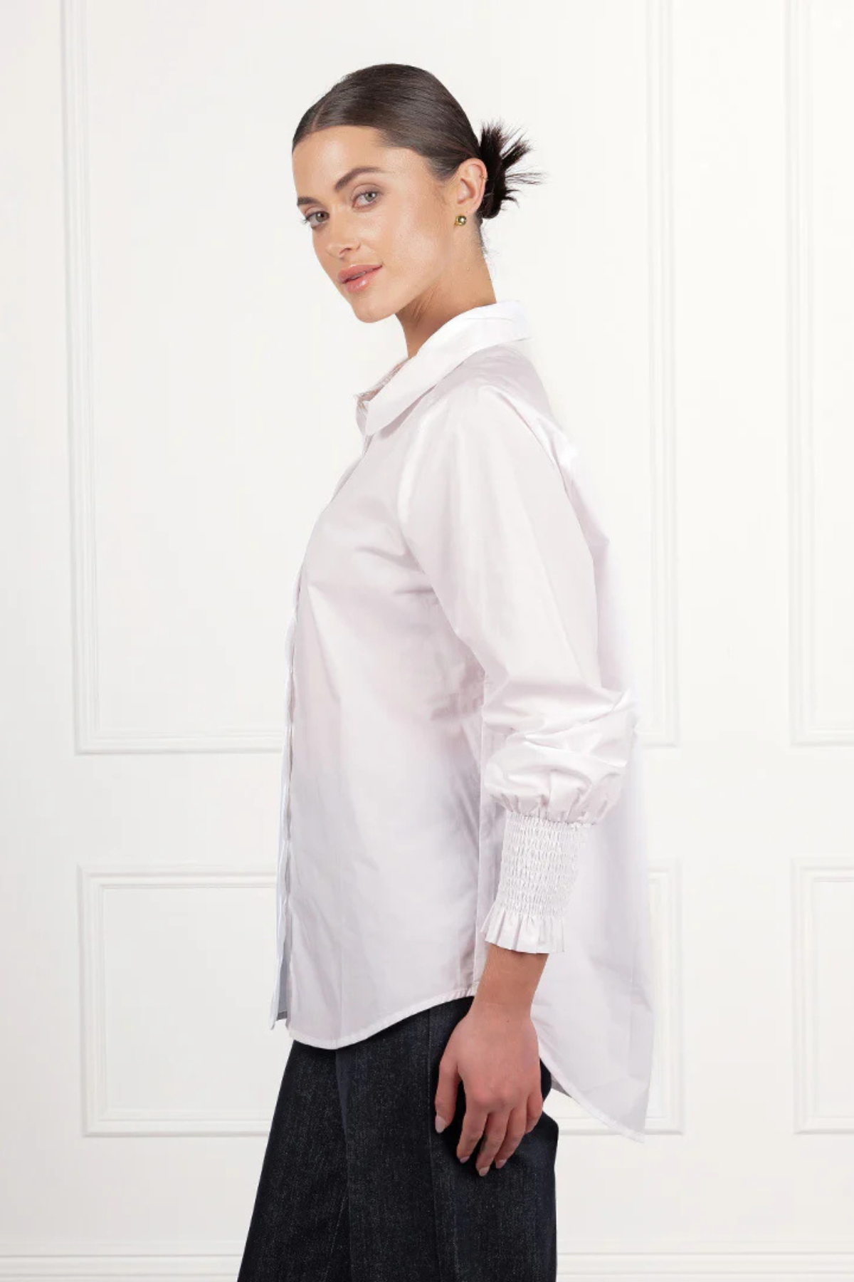 Petal Blouse White