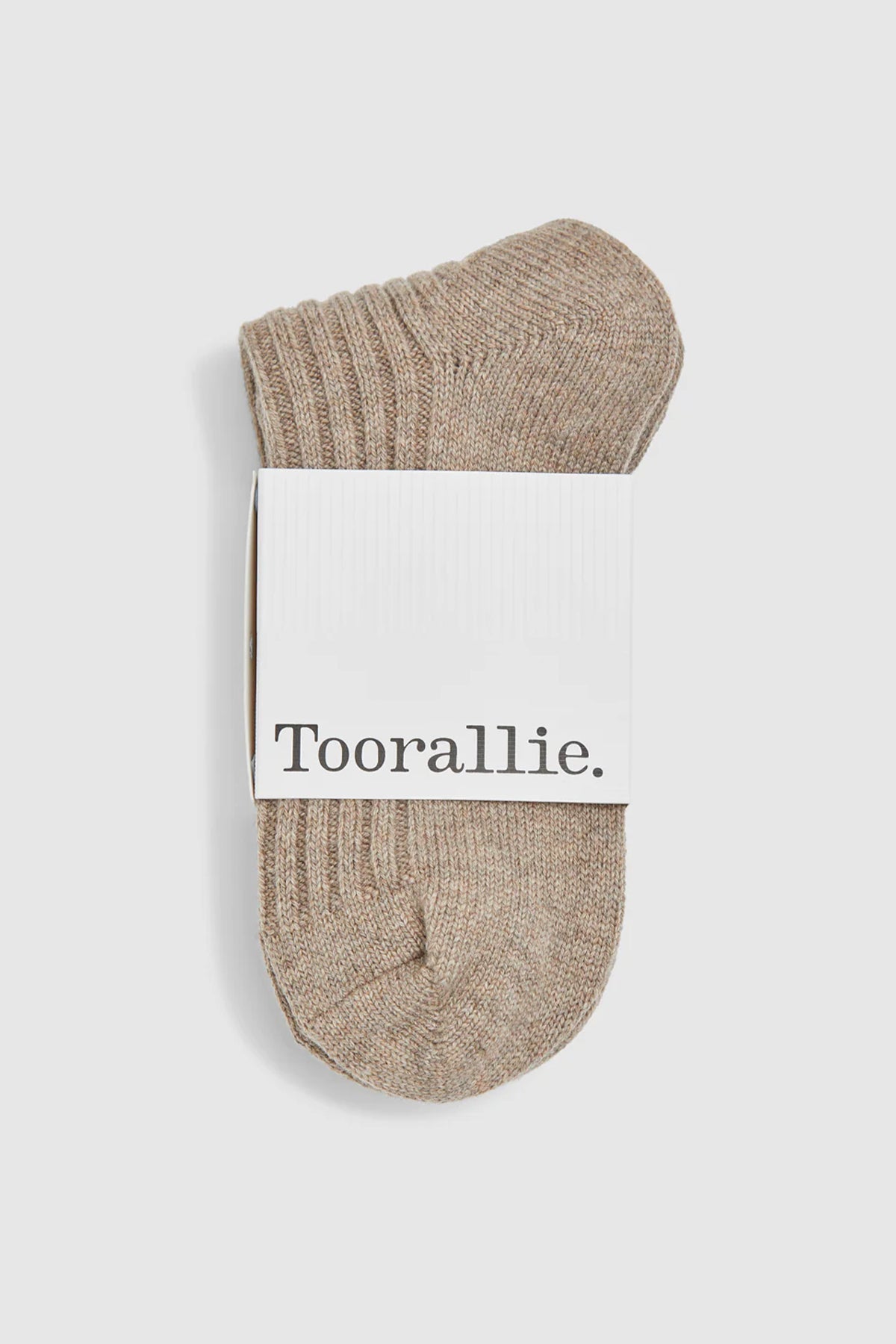 Ribbed Merino Sock Oat