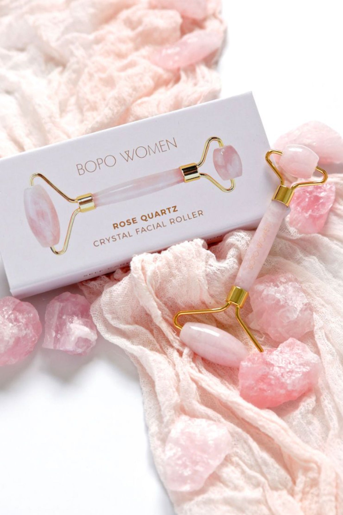 Rose Quartz Facial Roller