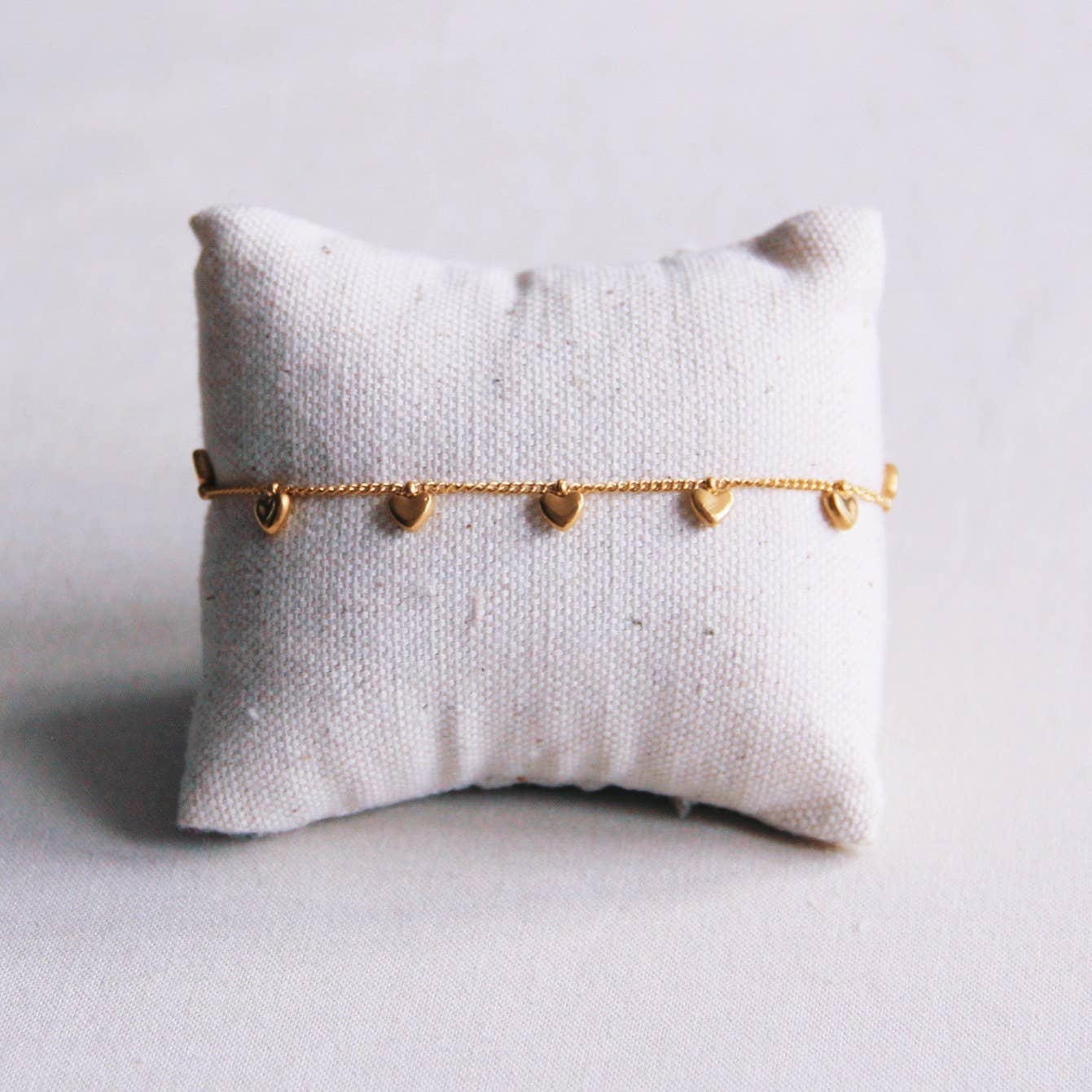Mini Heart Charm Bracelet