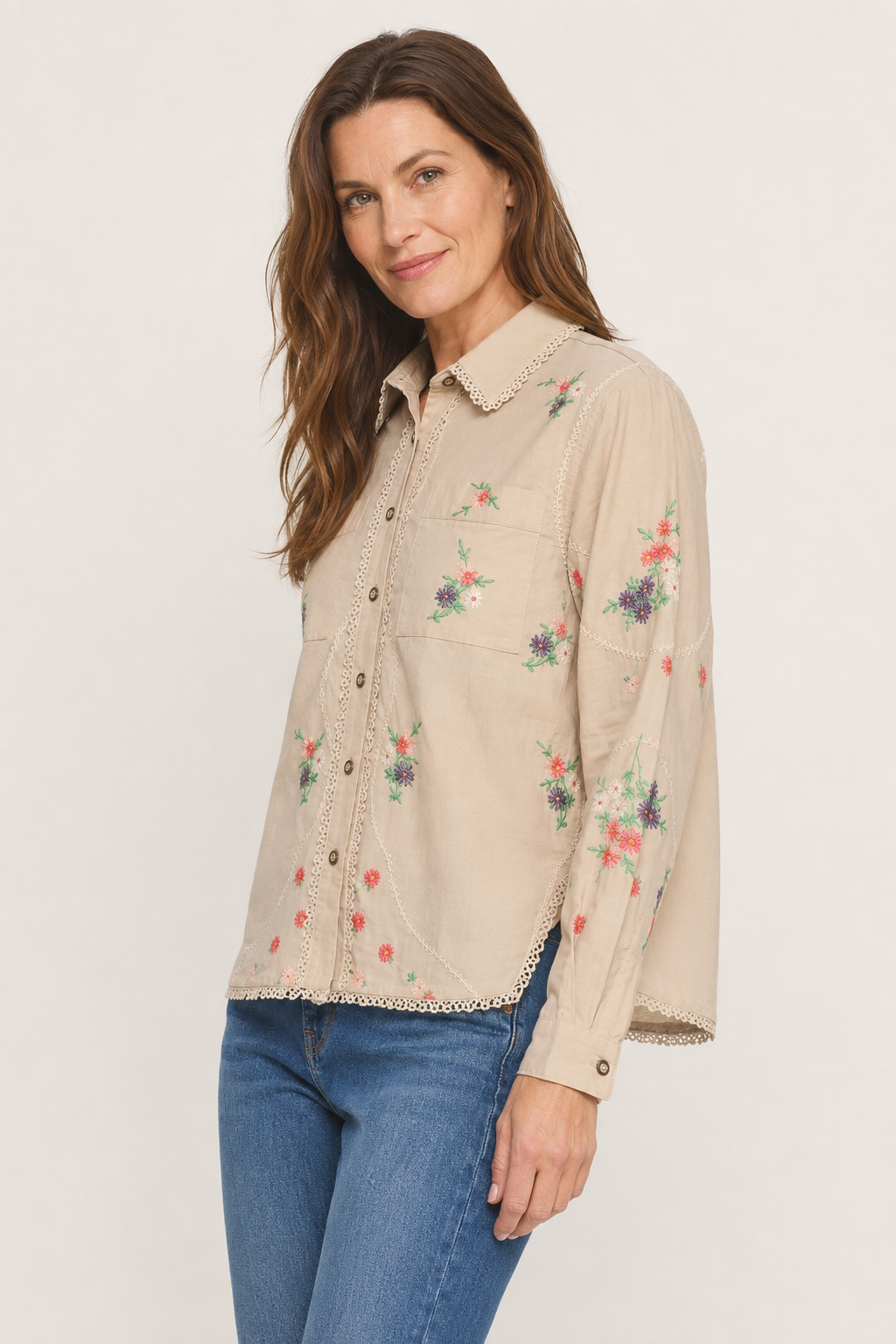 Wildflower Snap Blouse