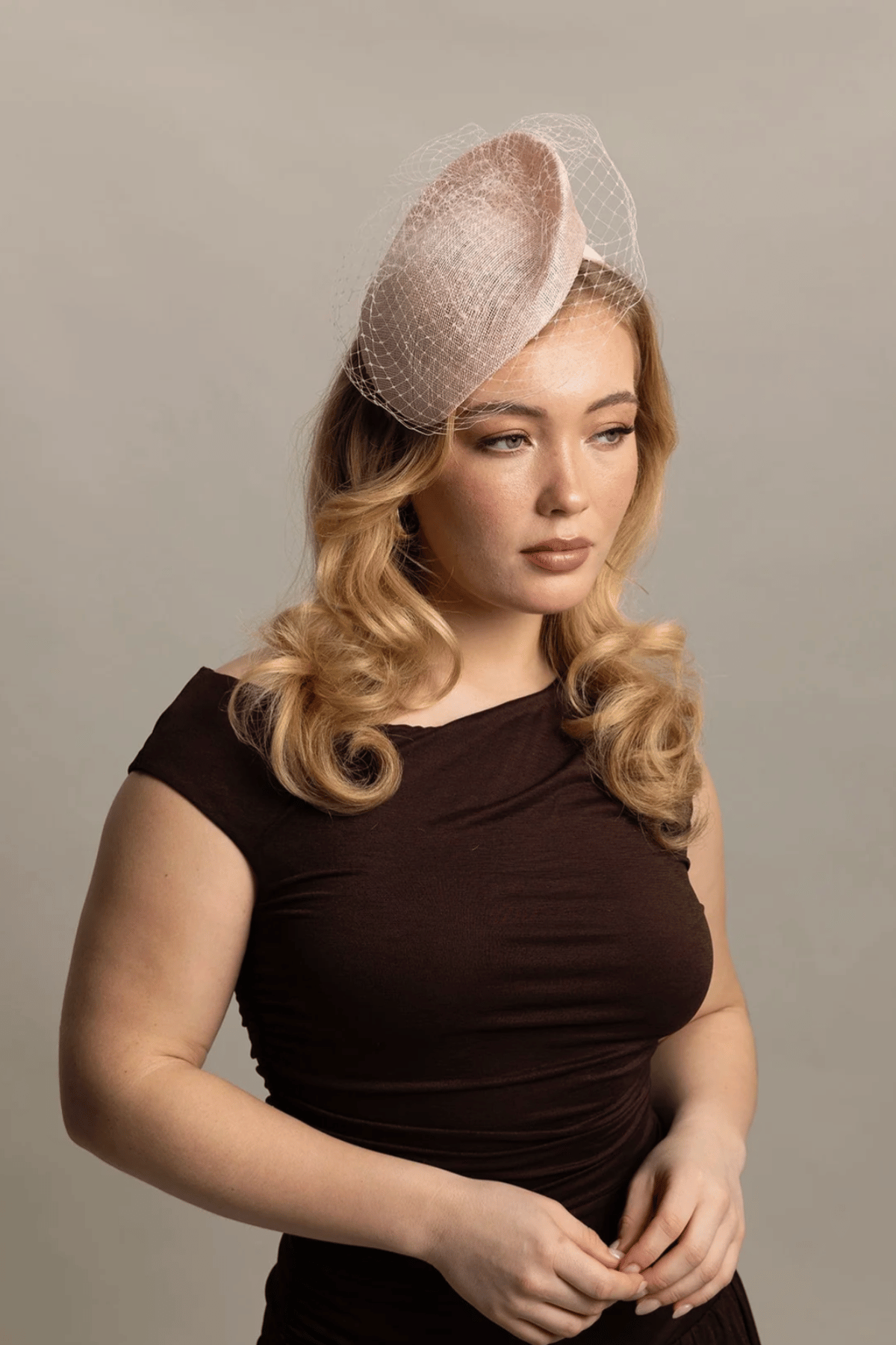 Willow Fascinator in Pink