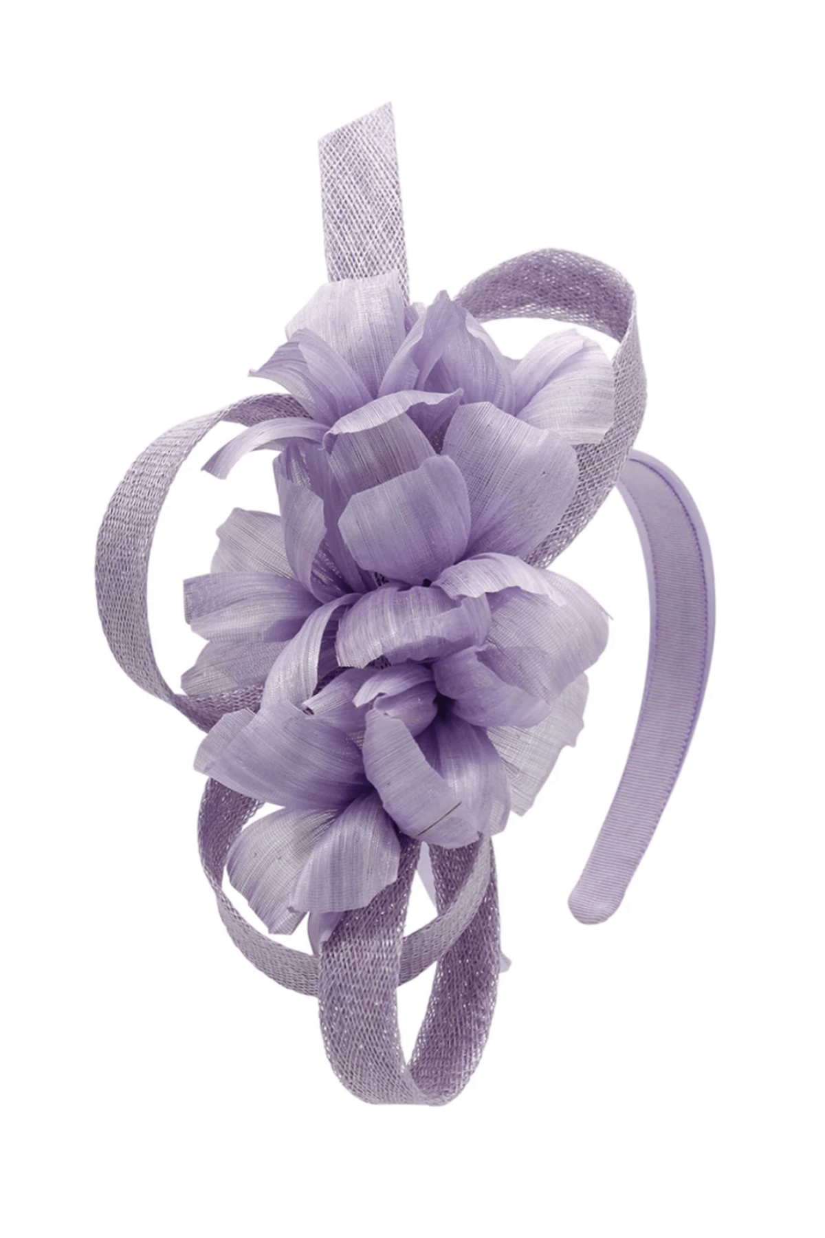 Wrenn Fascinator in Lilac Purple
