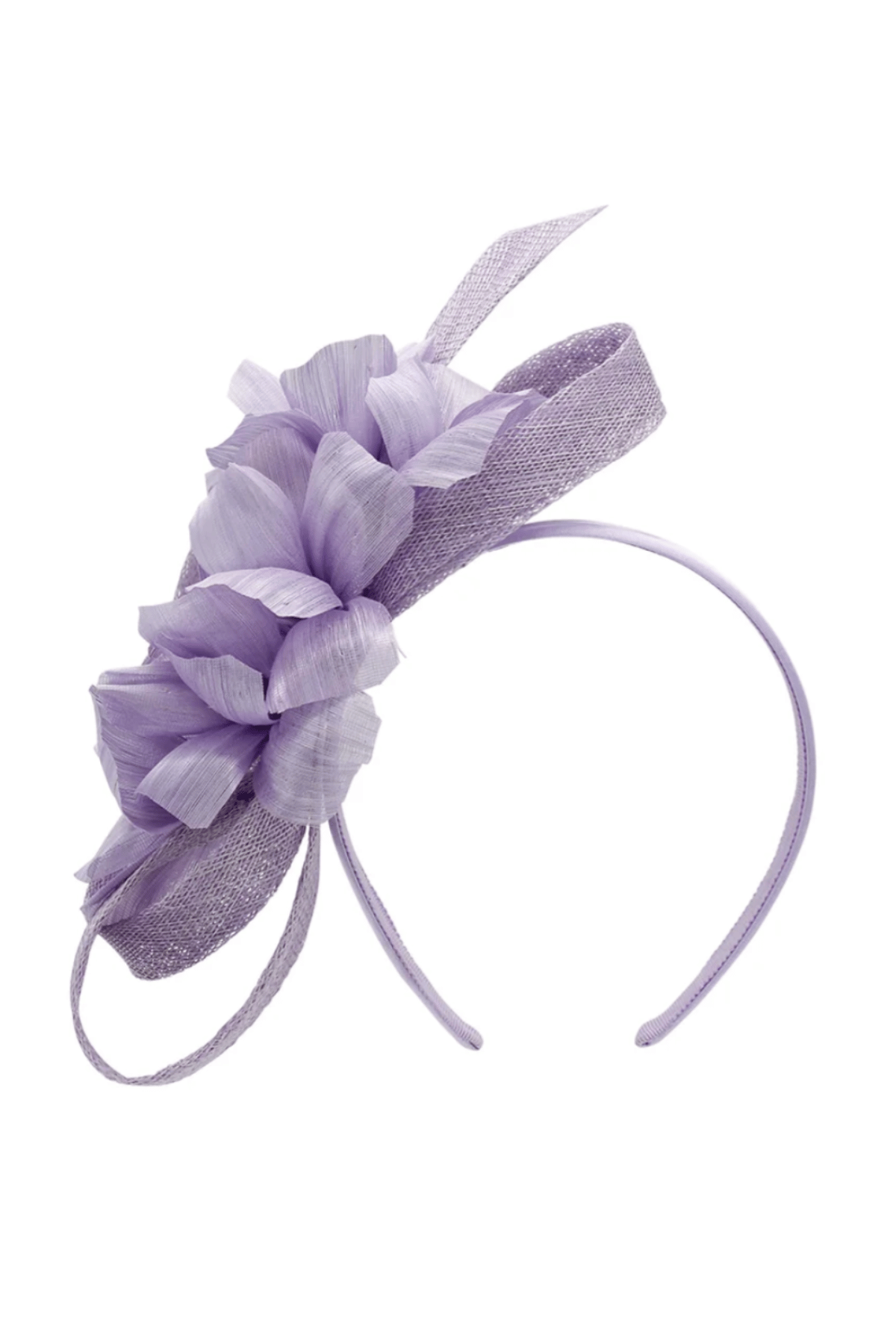 Wrenn Fascinator in Lilac Purple