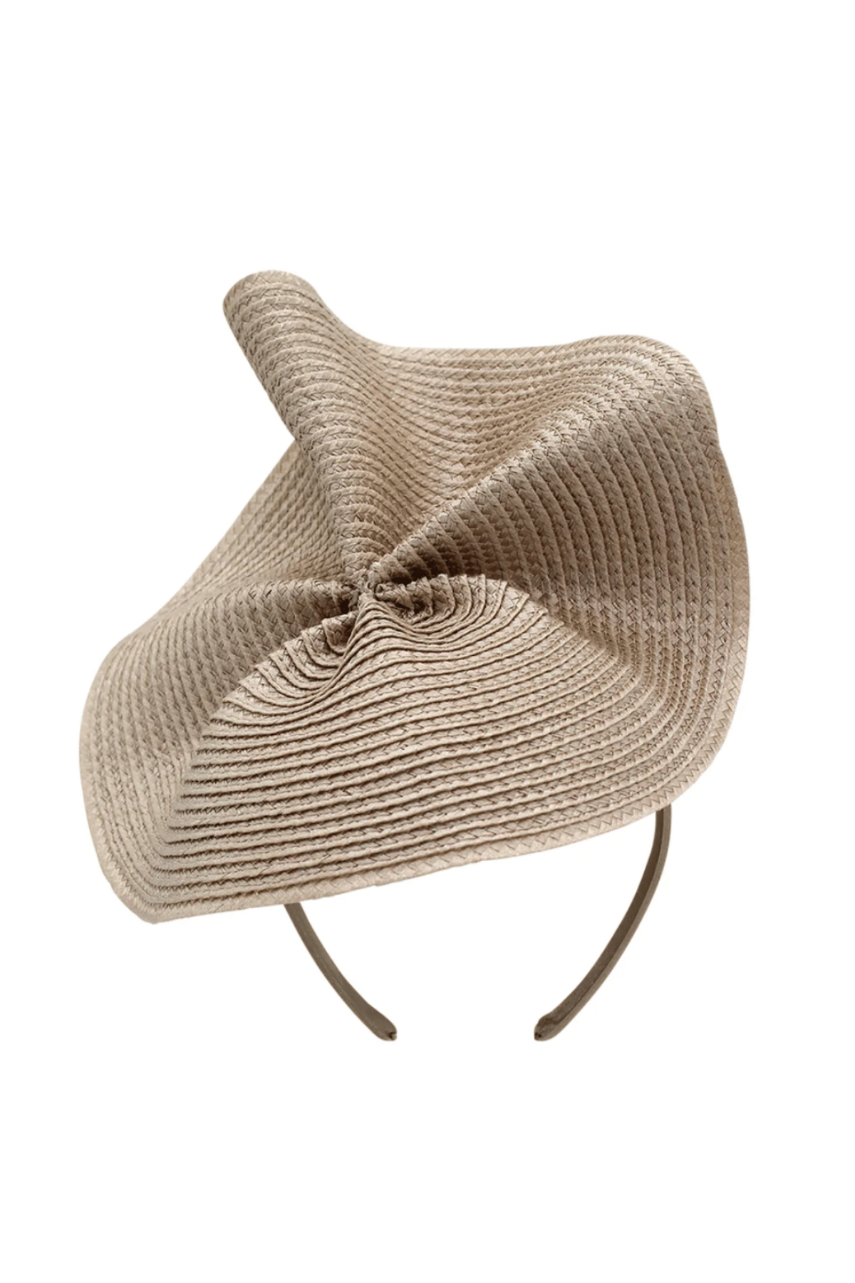 Zaria Fascinator in Beige