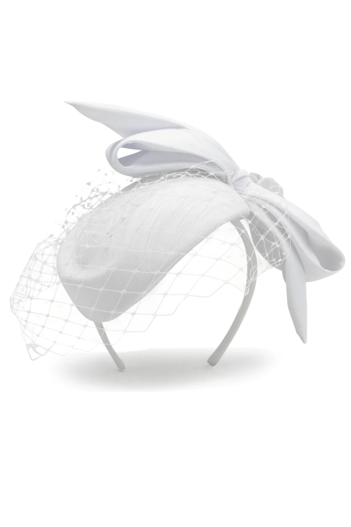 Alina Fascinator in White