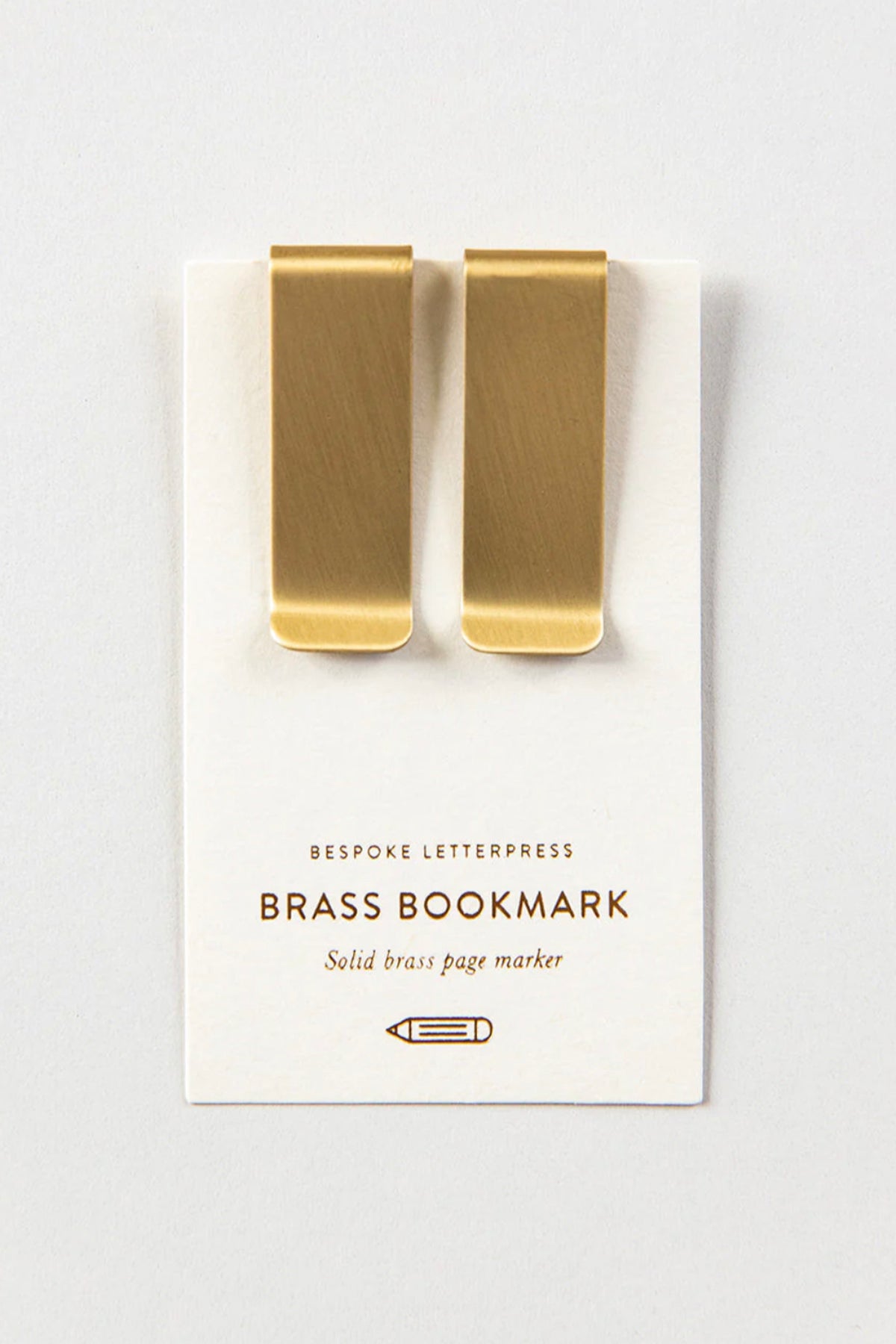 2pk Brass Bookmark